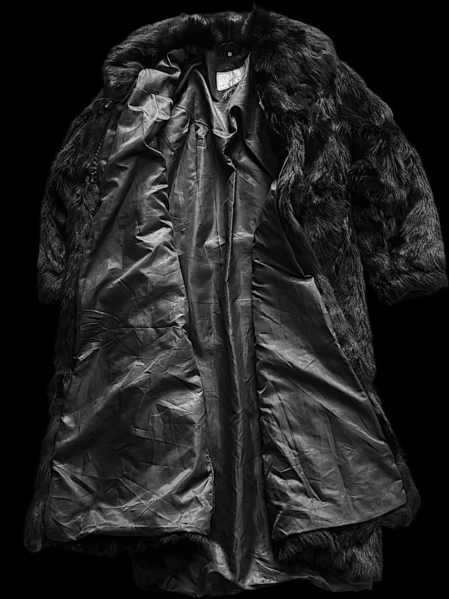 Vintage Black Fur Coat