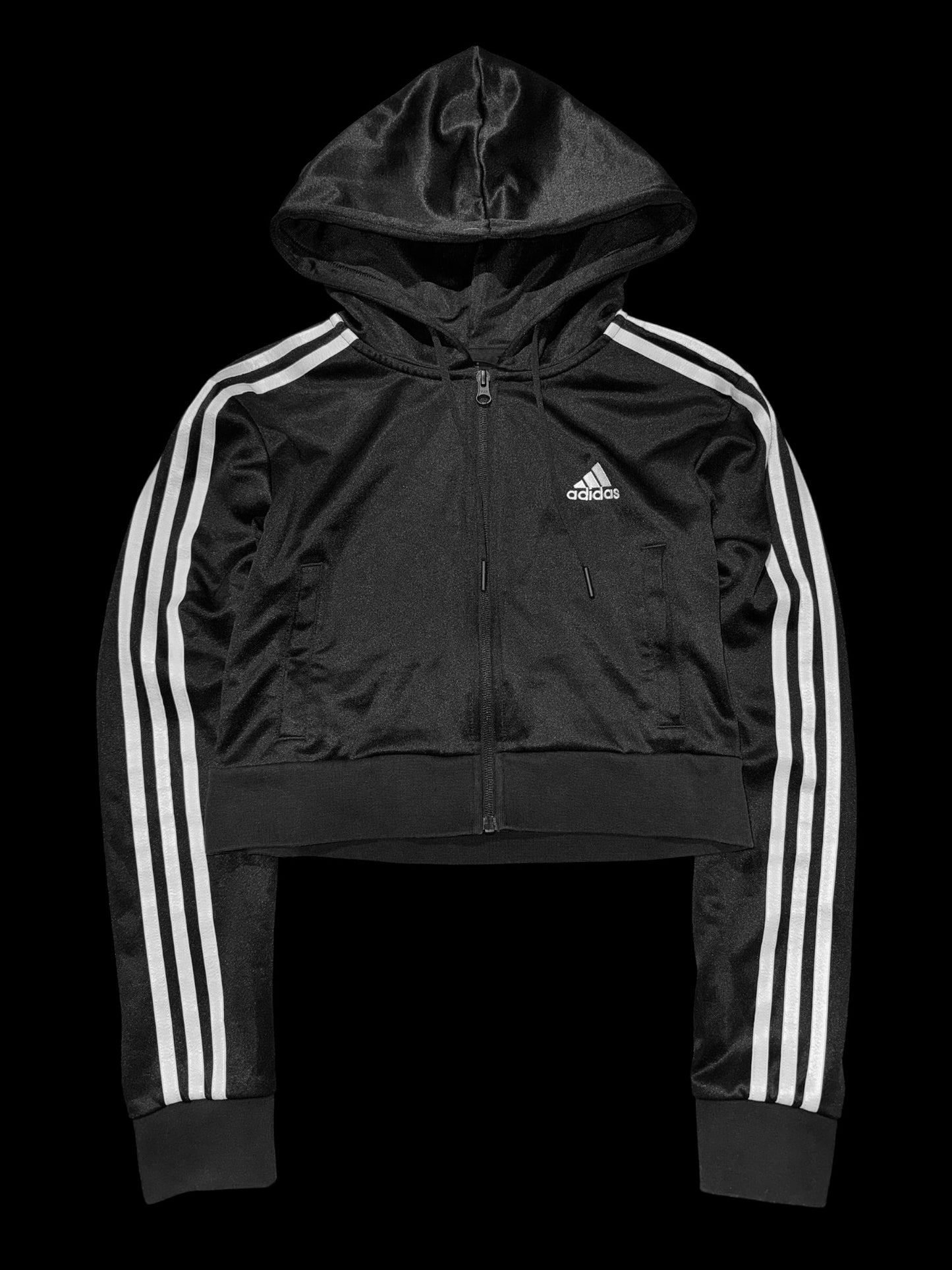 Adidas Cropped Zip-Hoodie