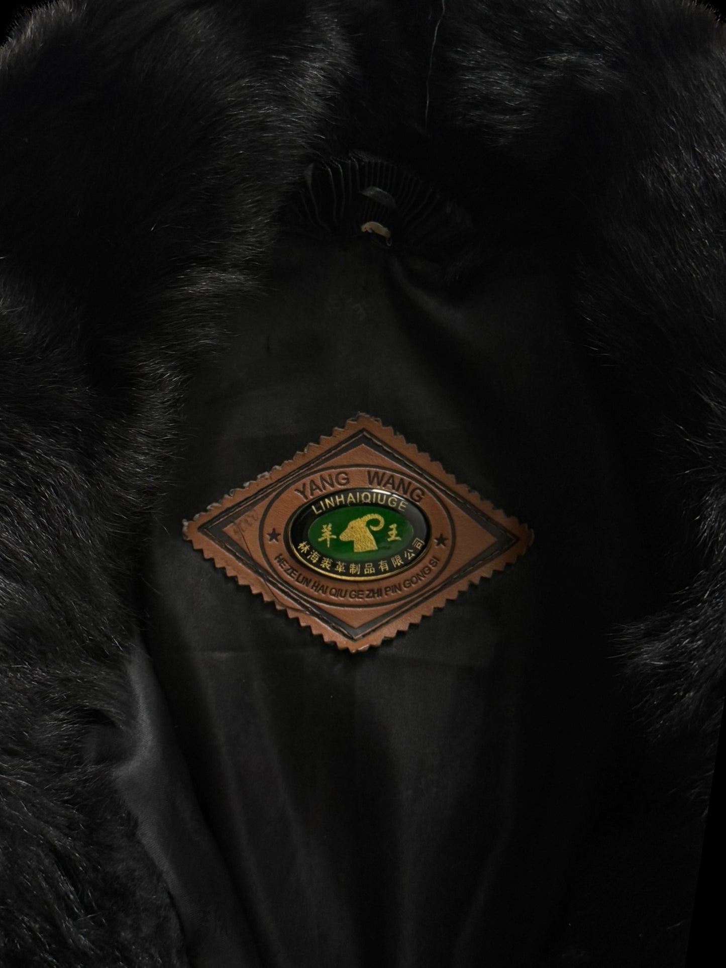 Vinatage Black Fur Coat
