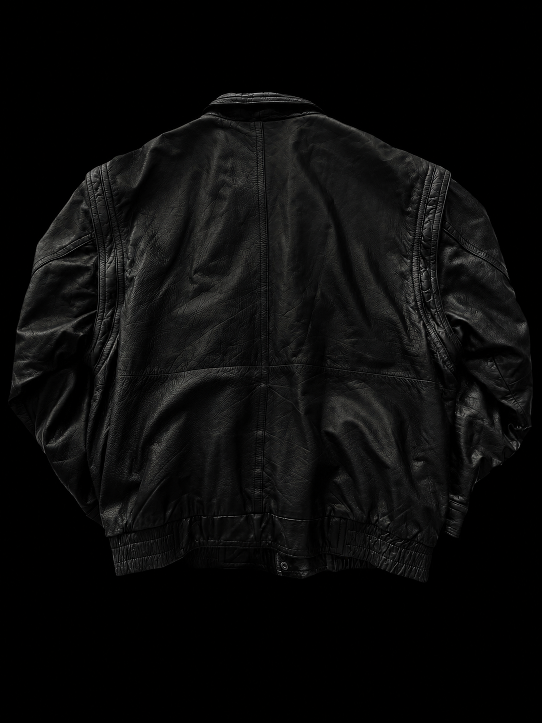 Vintage Oversize Leather Bomber