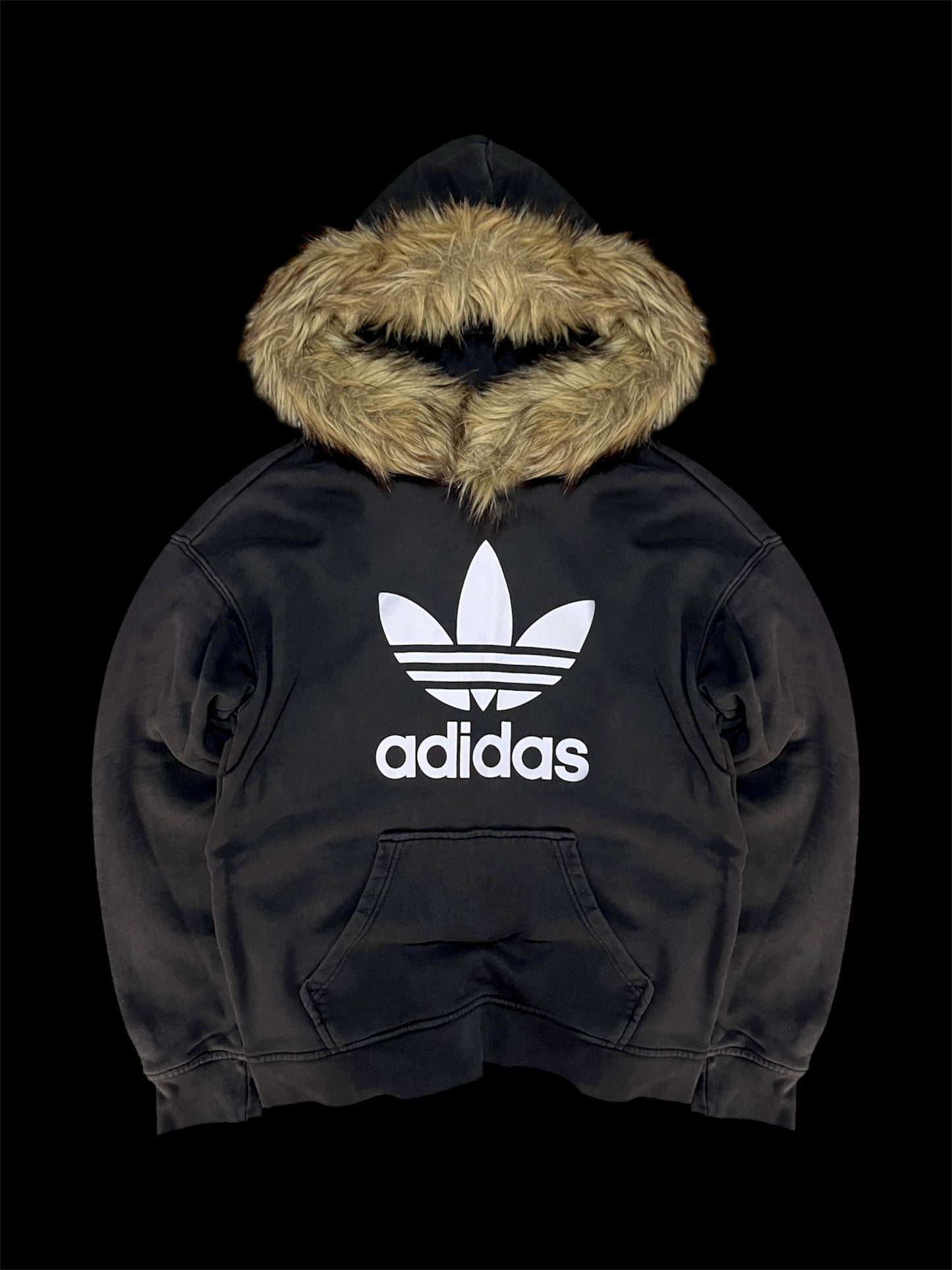 Adidas fur hood