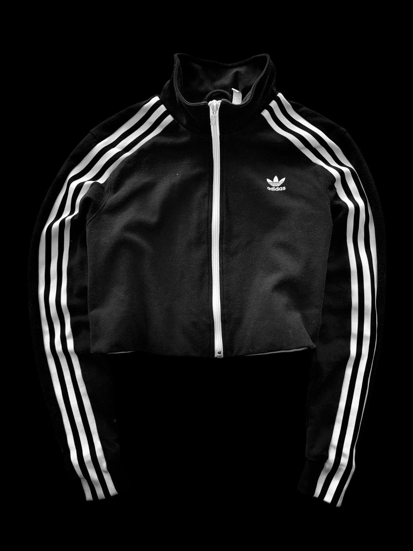 Cropped Zip-Up Adidas Track Jacket
