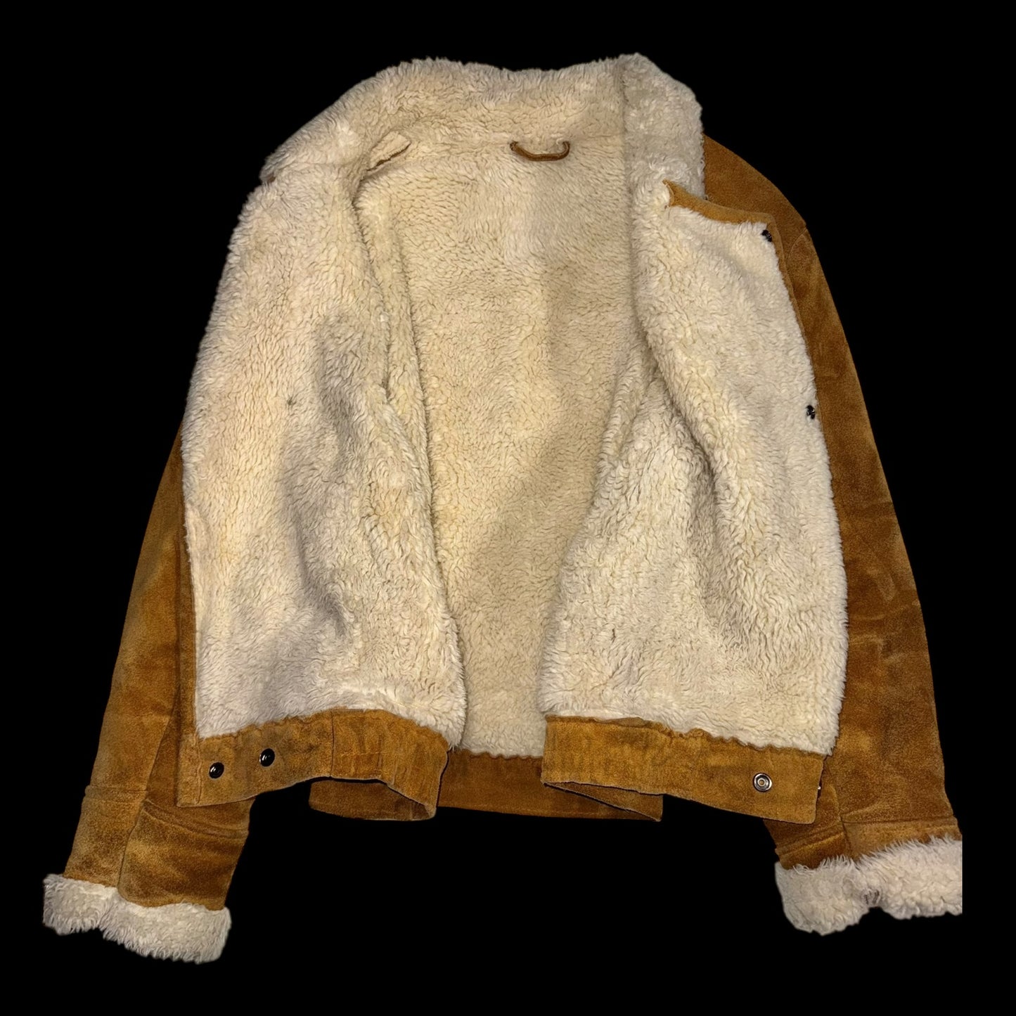 Вінтажна куртка з овчини