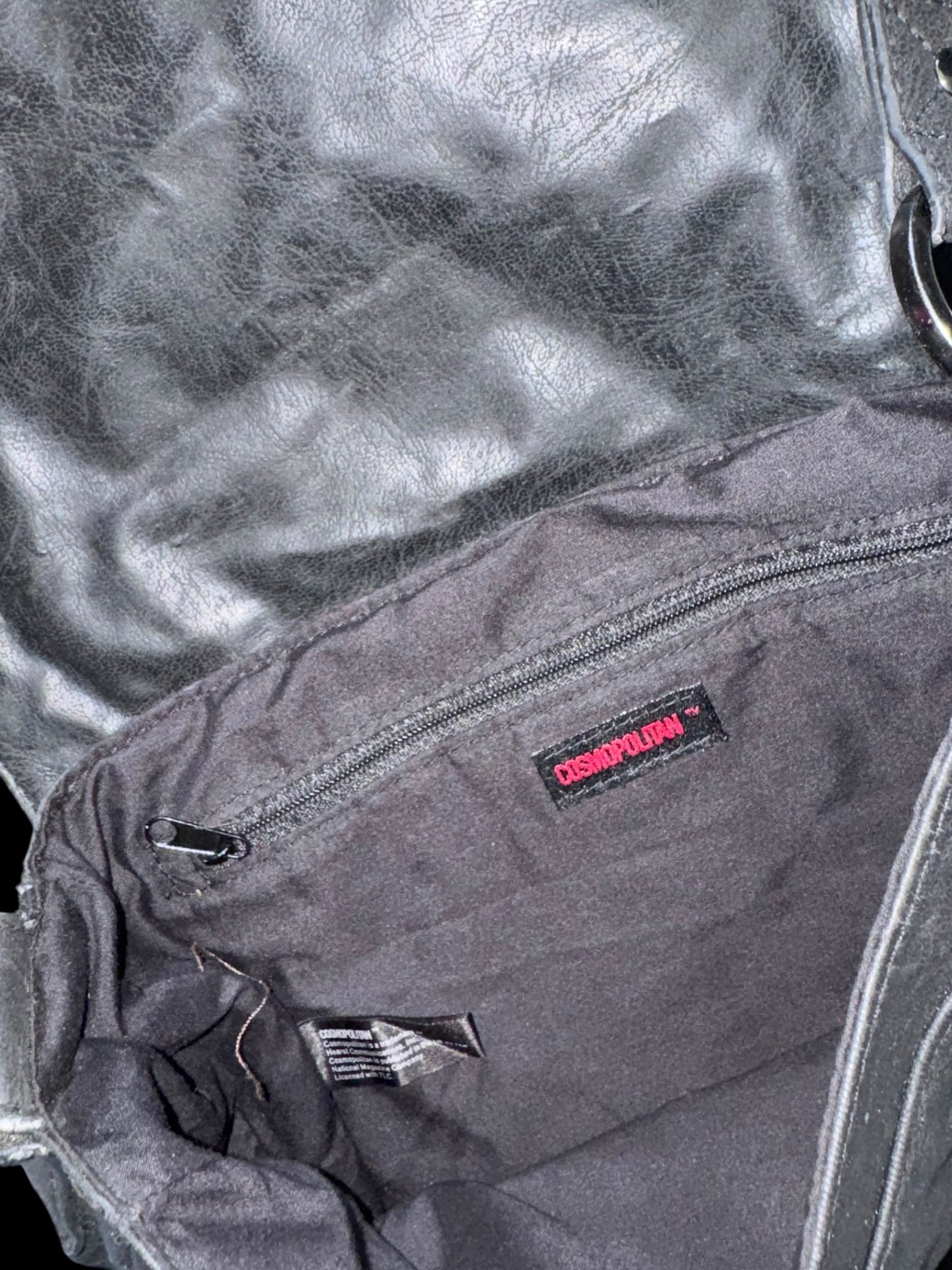 Leather Bag with Bow