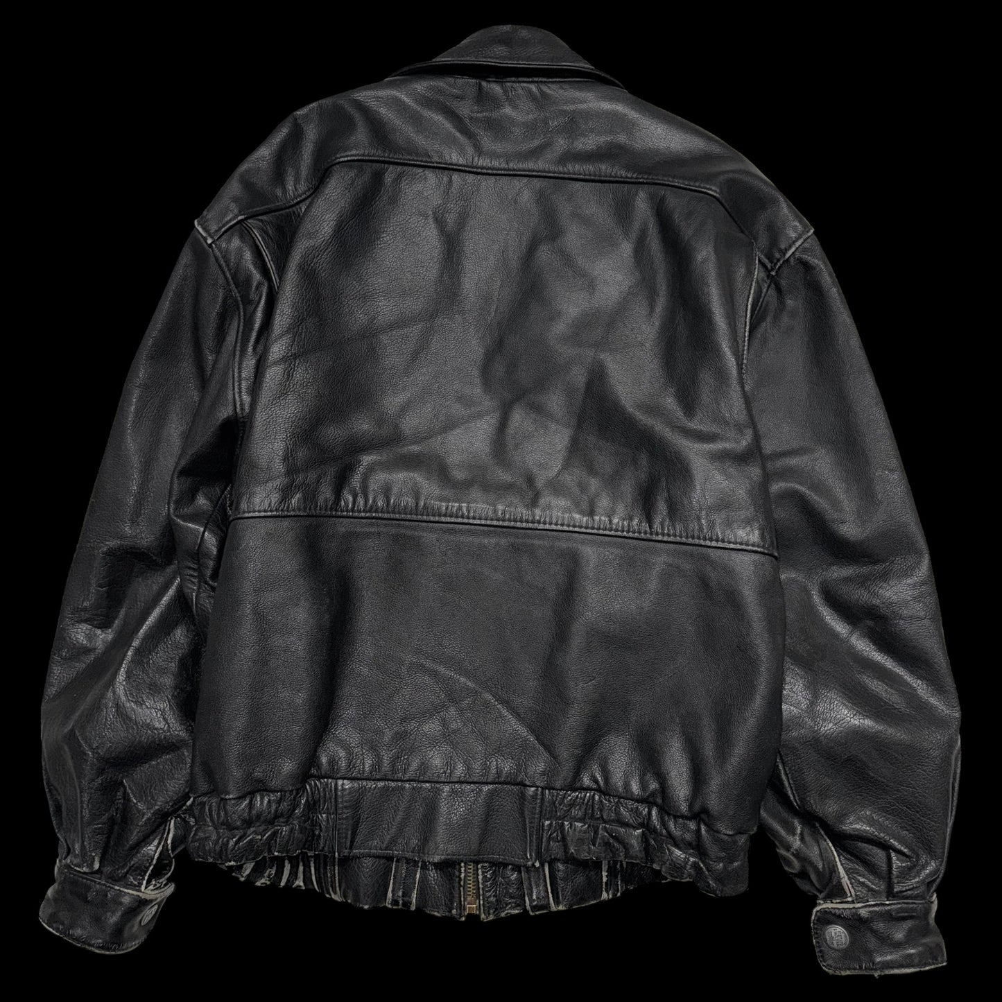 Vintage oversize leather jacket XXL