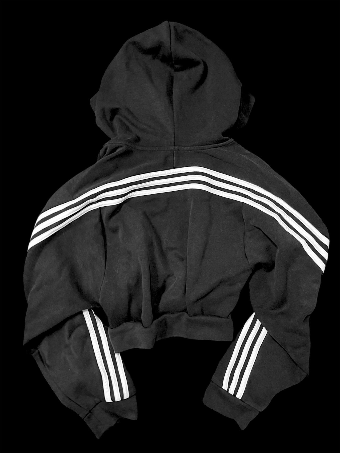 Adidas corset cropped pirsing hoodie