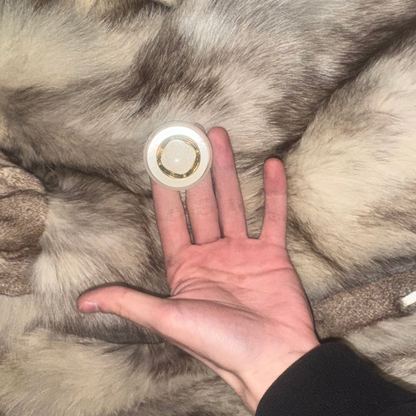 Vintage fur coat oversize