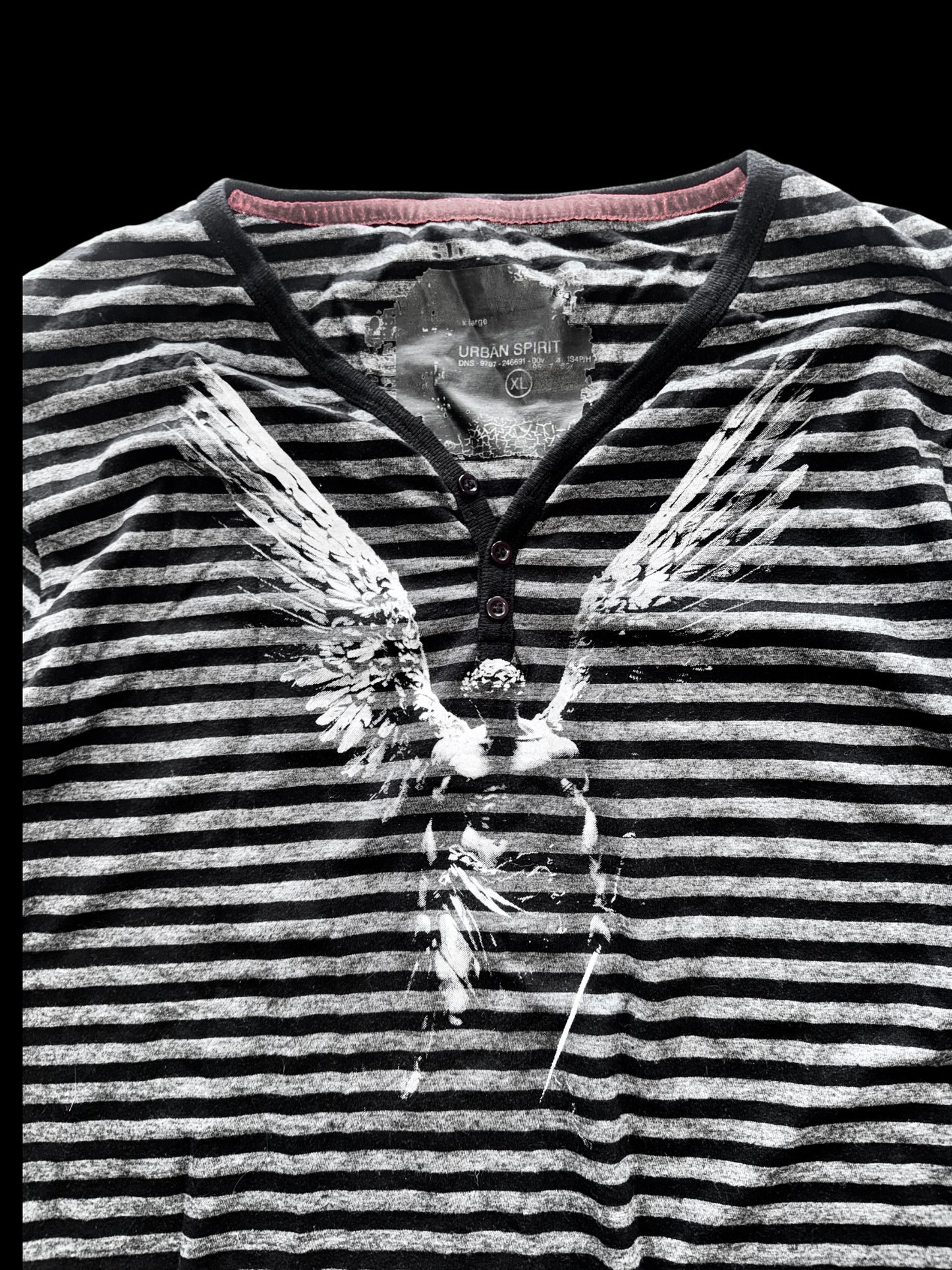 Henley Stripe Longsleeve