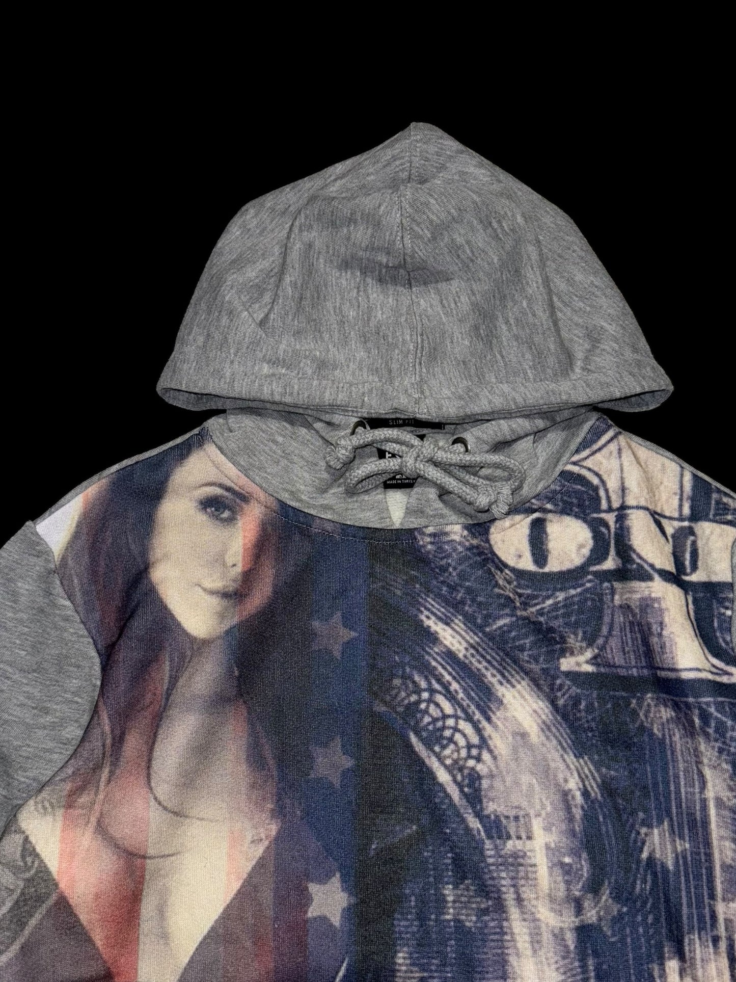 Fishbone slim fit hoodie S