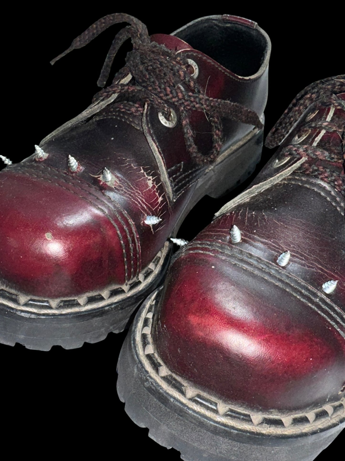 “Steel” Punk Steel Toe Shoes
