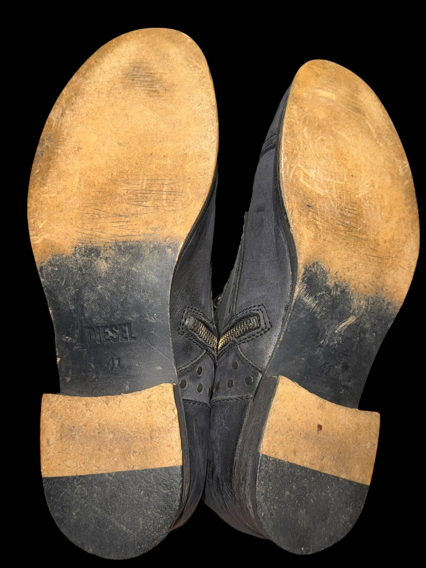 Diesel studded boots 41