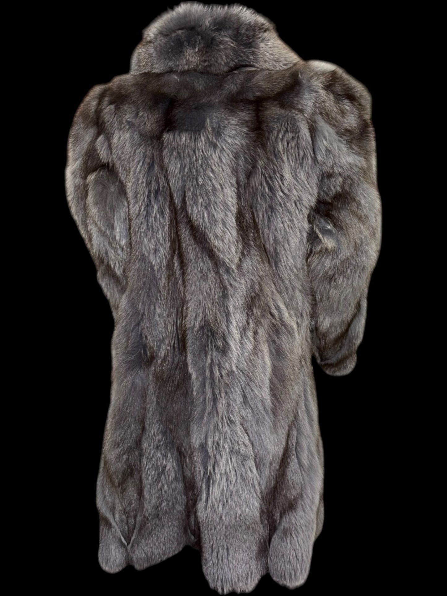Ash-Blue fur coat