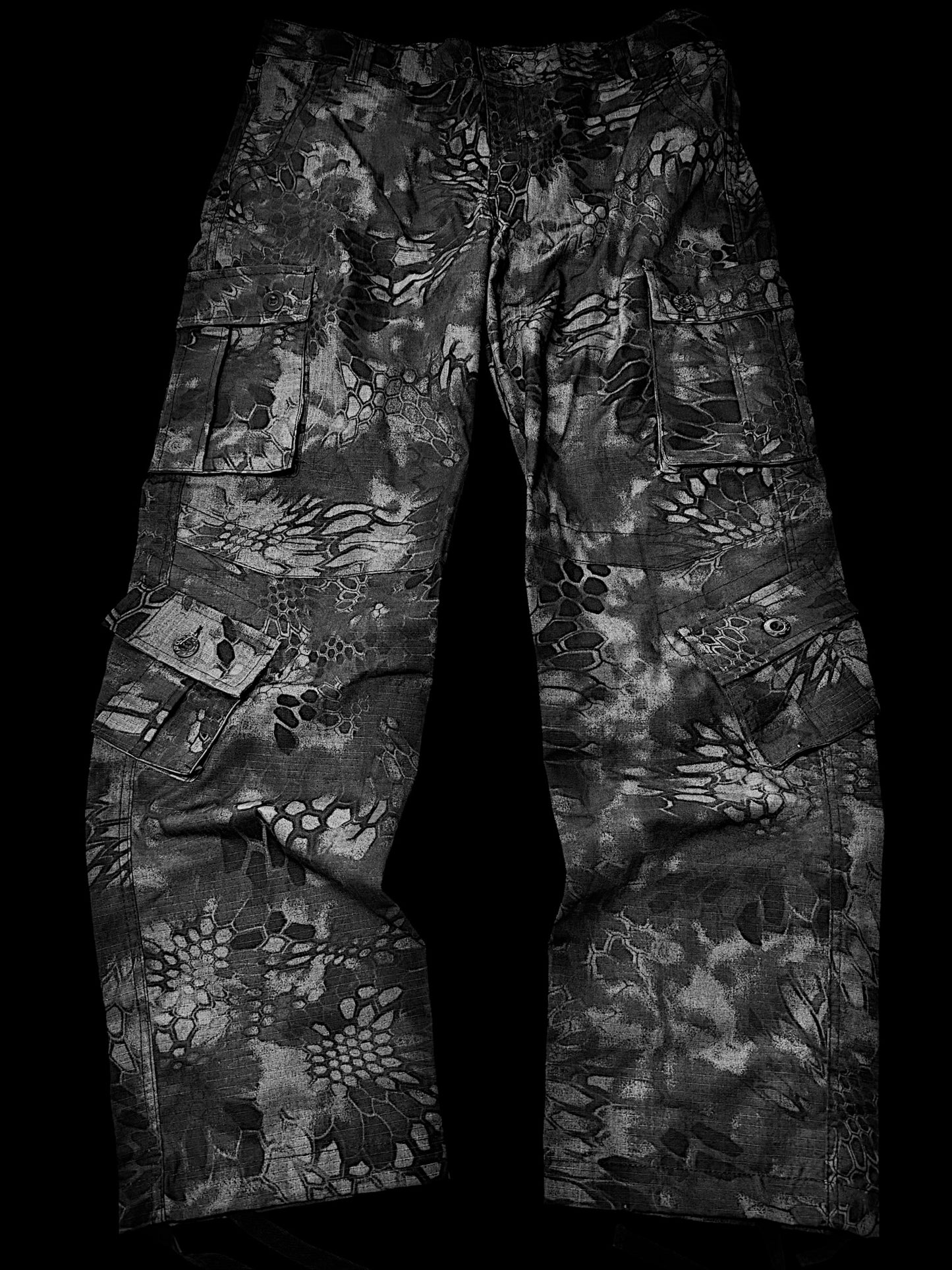 Reptile Skin Cargo Pants
