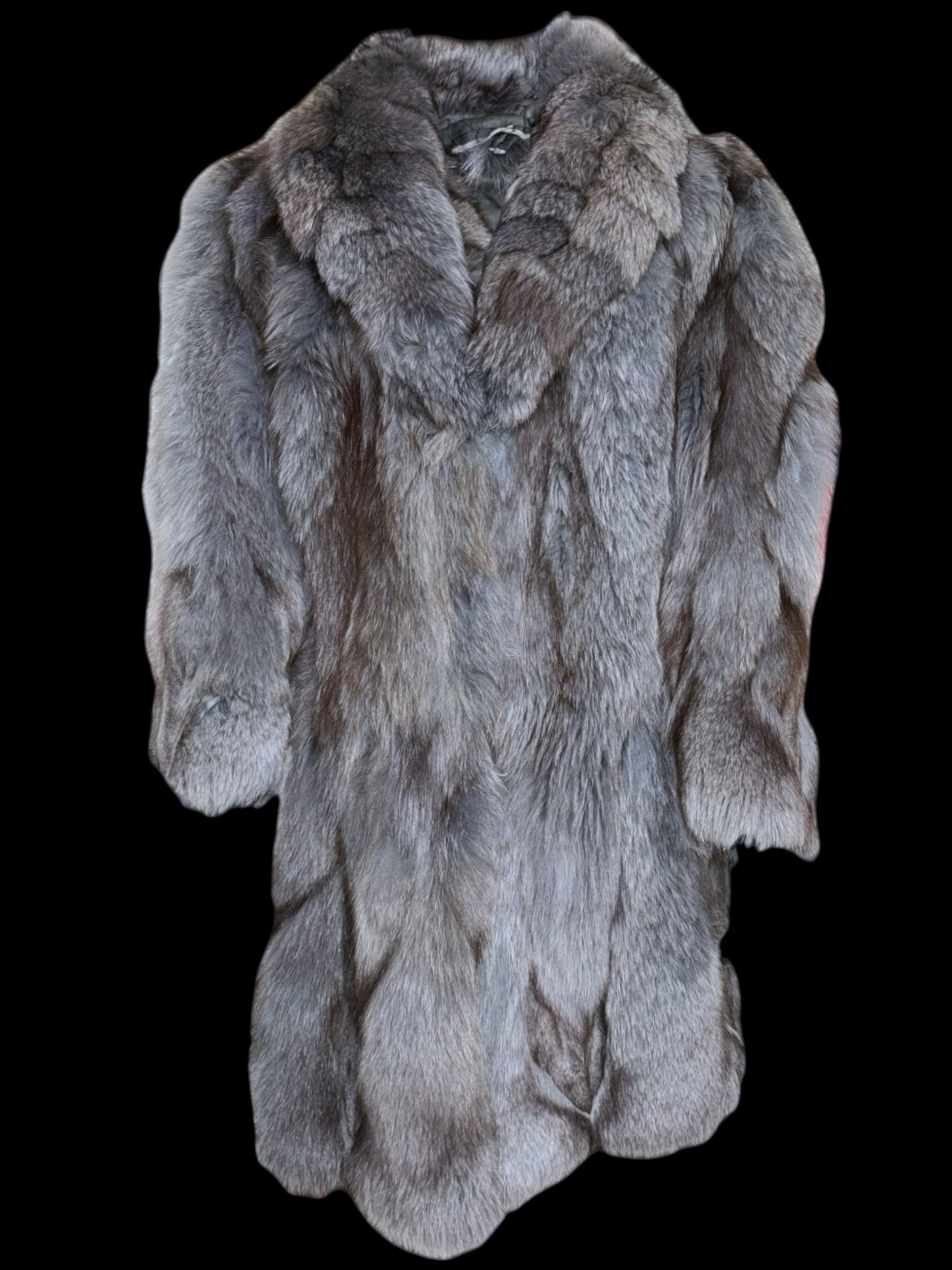 Ash-Blue fur coat