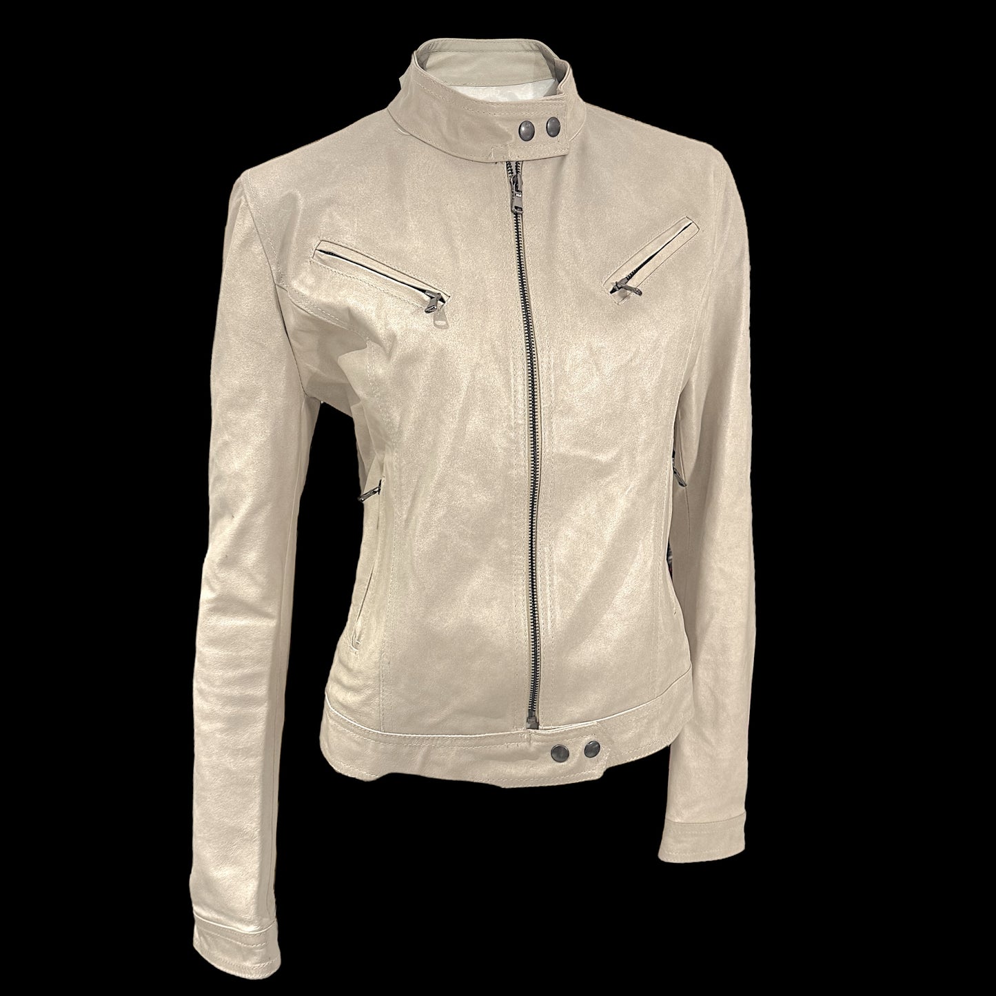 White Leather Jacket