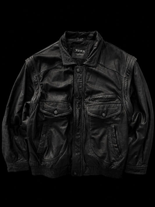 Vintage Oversize Leather Bomber