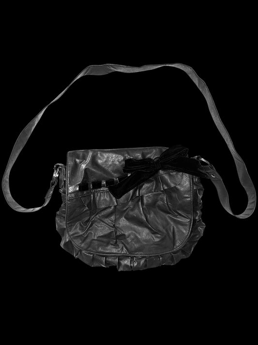 Leather Bag with Bow