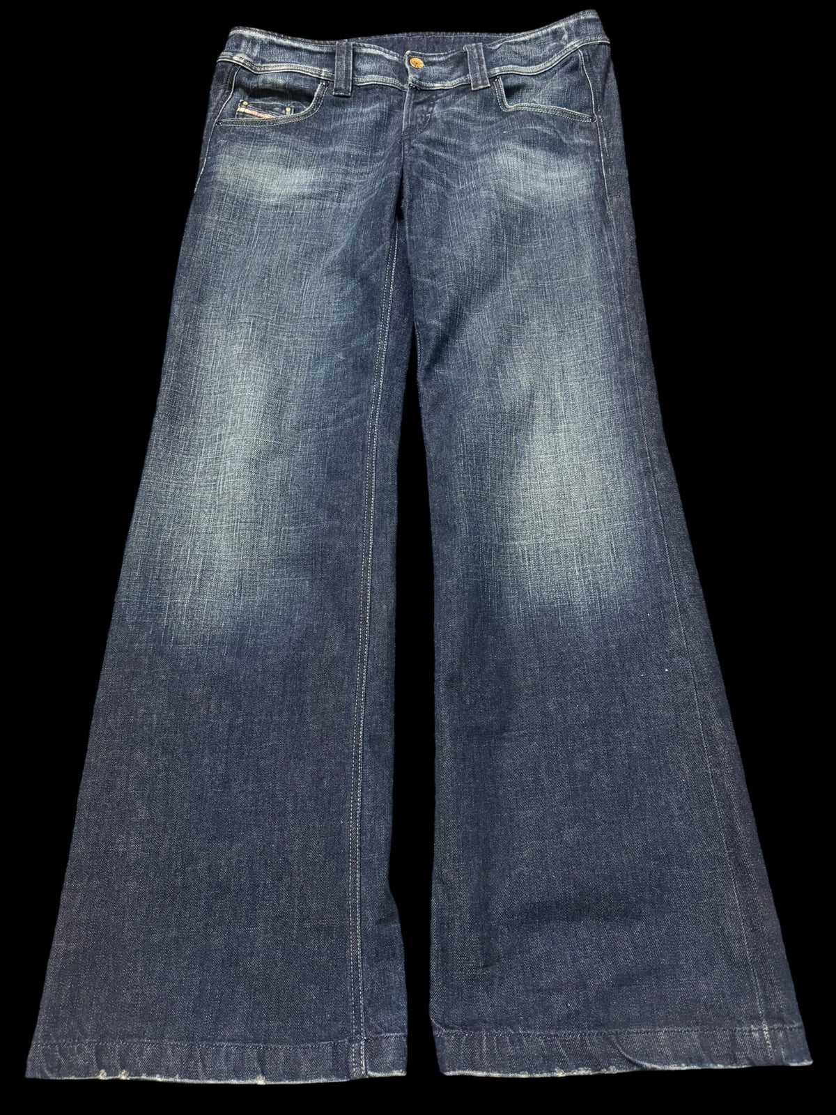 Diesel “Lambry” Low Rice Flared Jeans