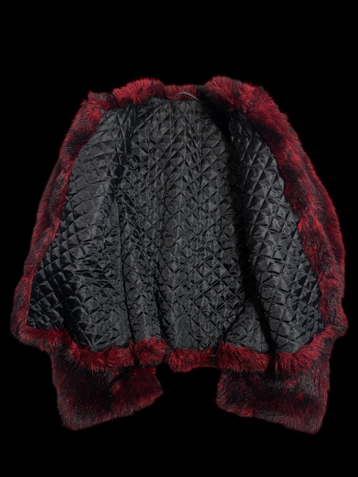 Red Faux Fur