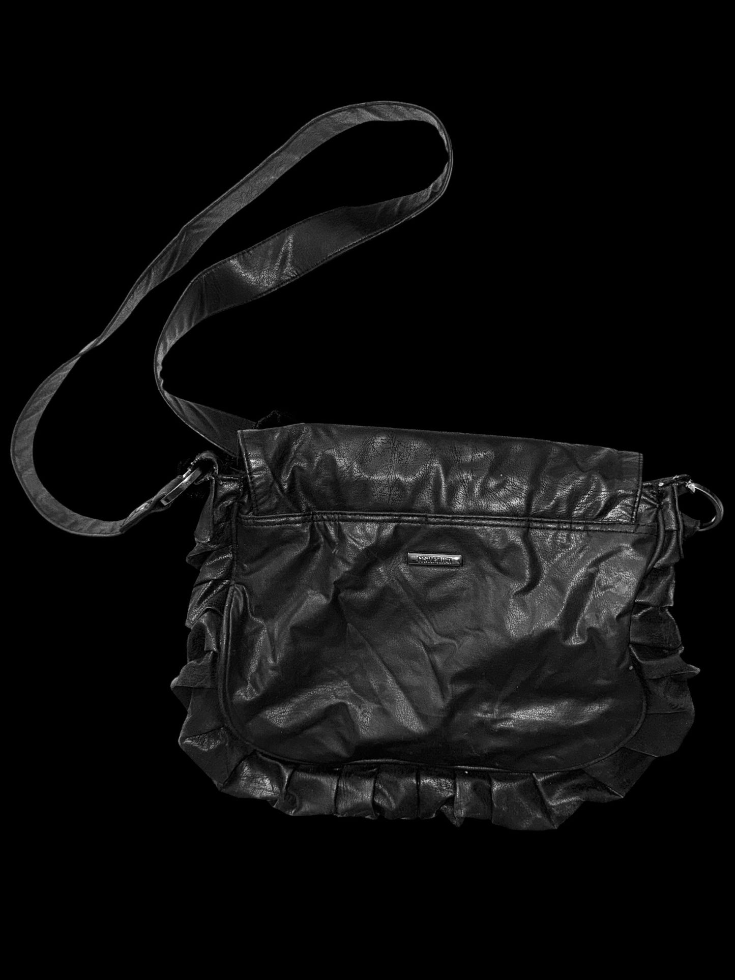 Leather Bag with Bow