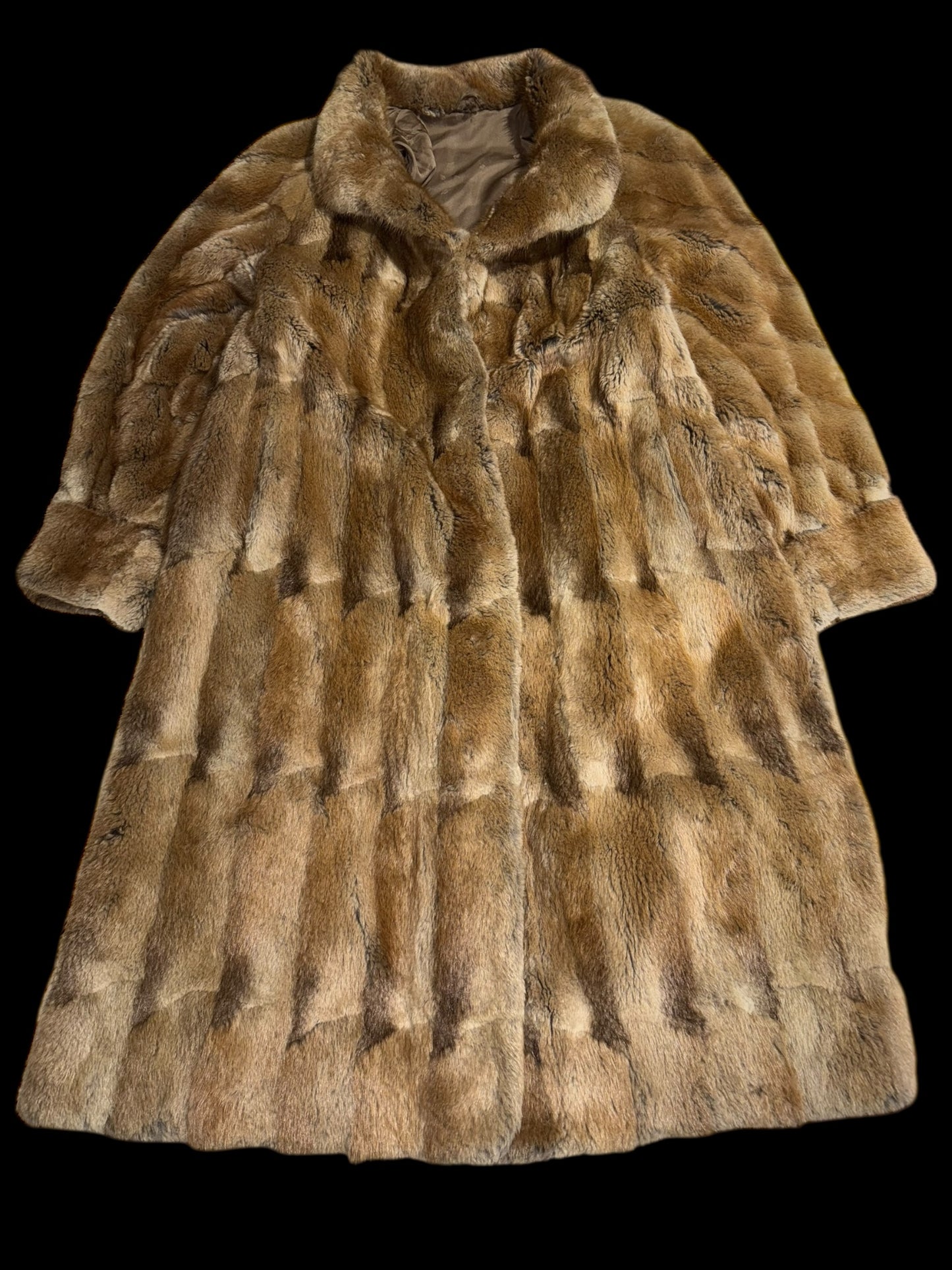 Rabbit fur coat