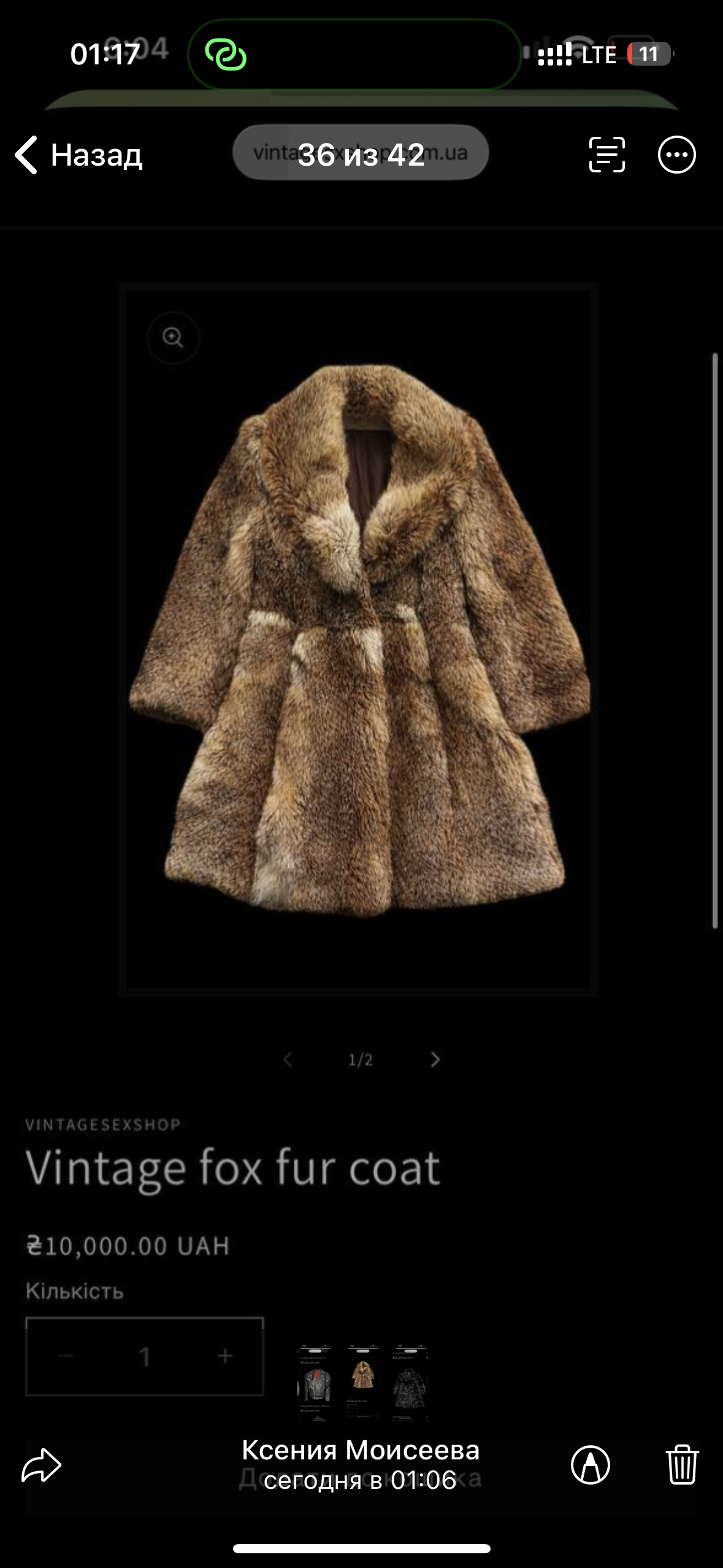Mink Fur Coat