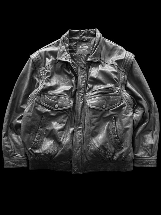 Vintage Leather Bomber