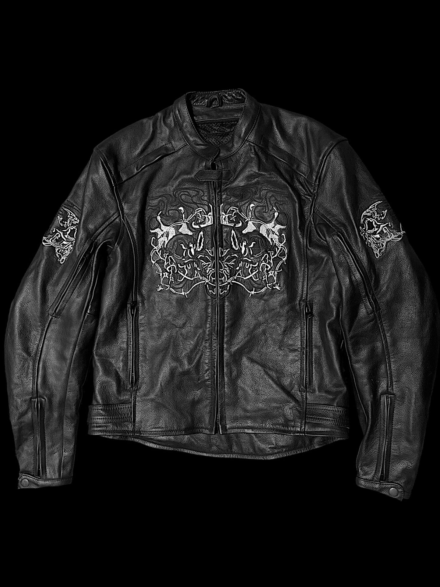 Vintage Biker Leather Jacket