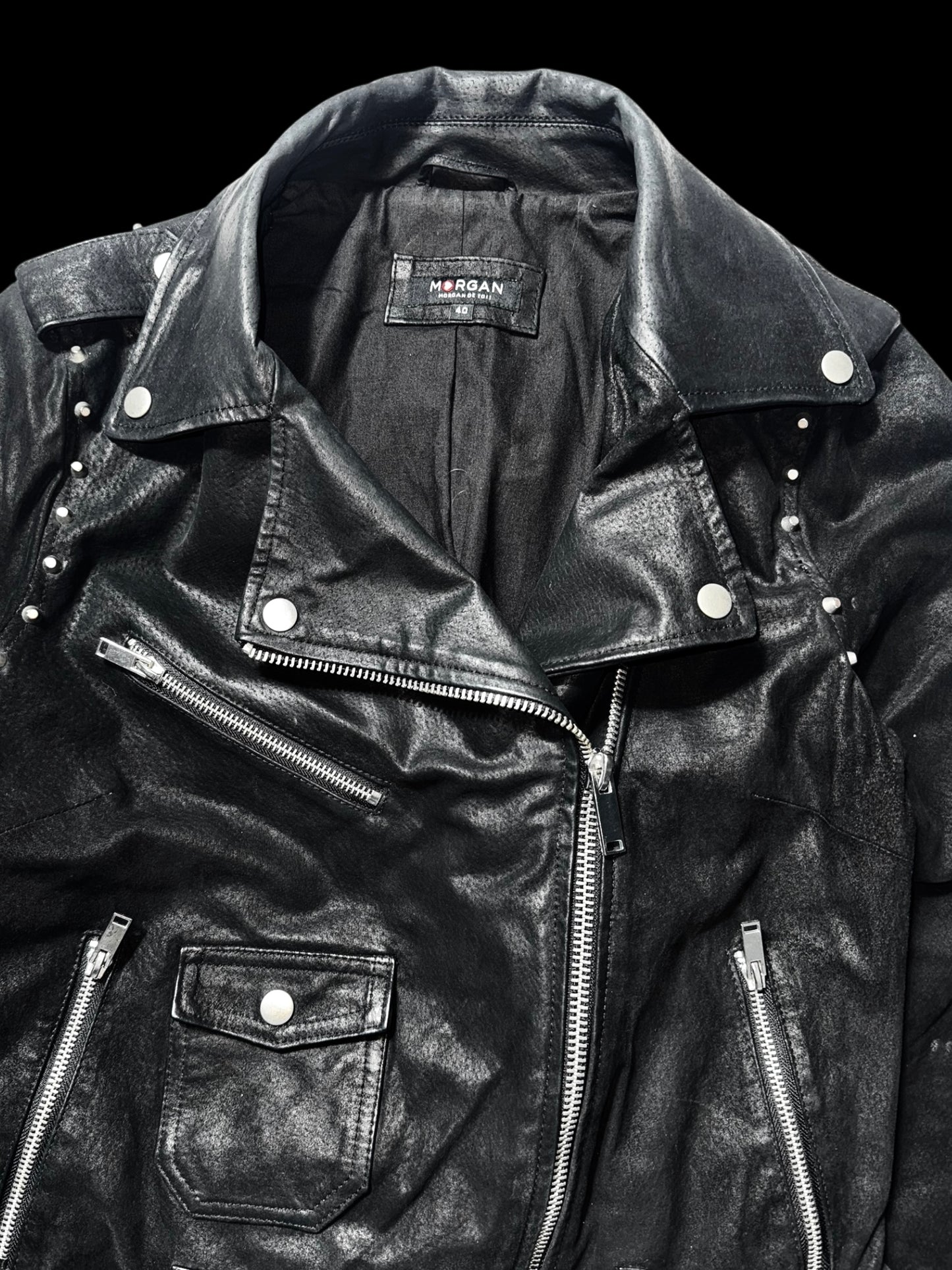 Morgan Biker Leather Jacket