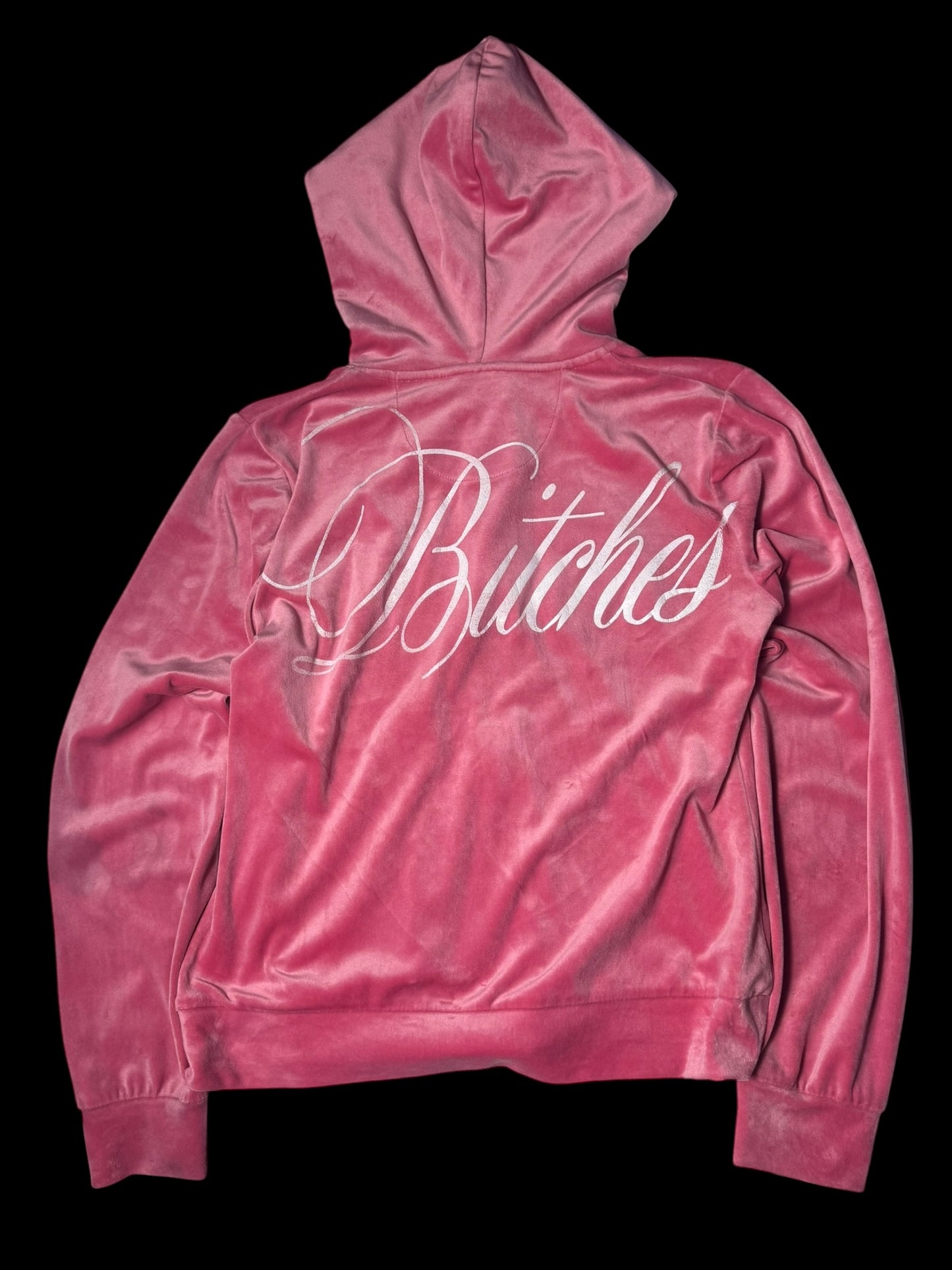 “Bitches” Velour Hoodie