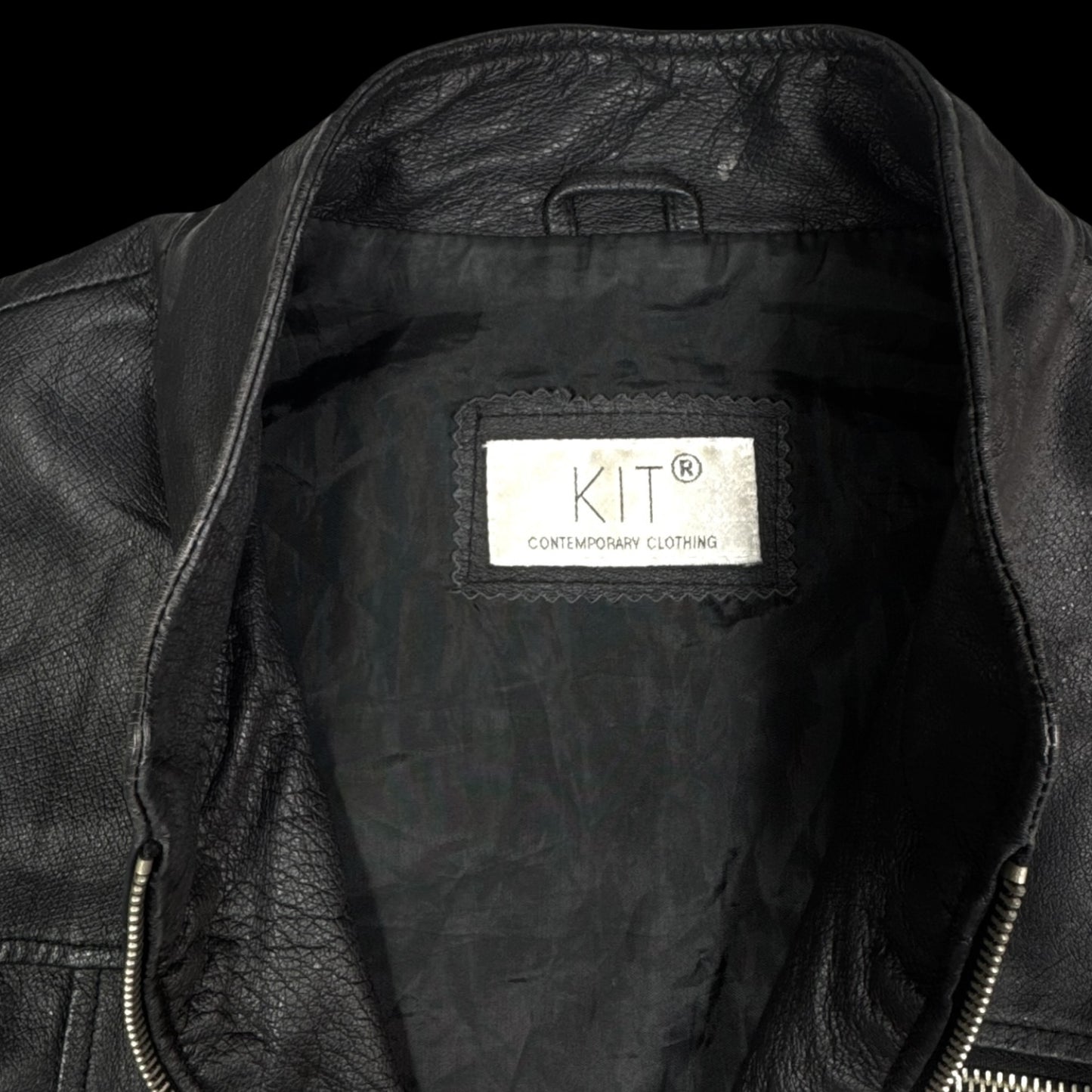 Комплект вузької шкіряної куртки S