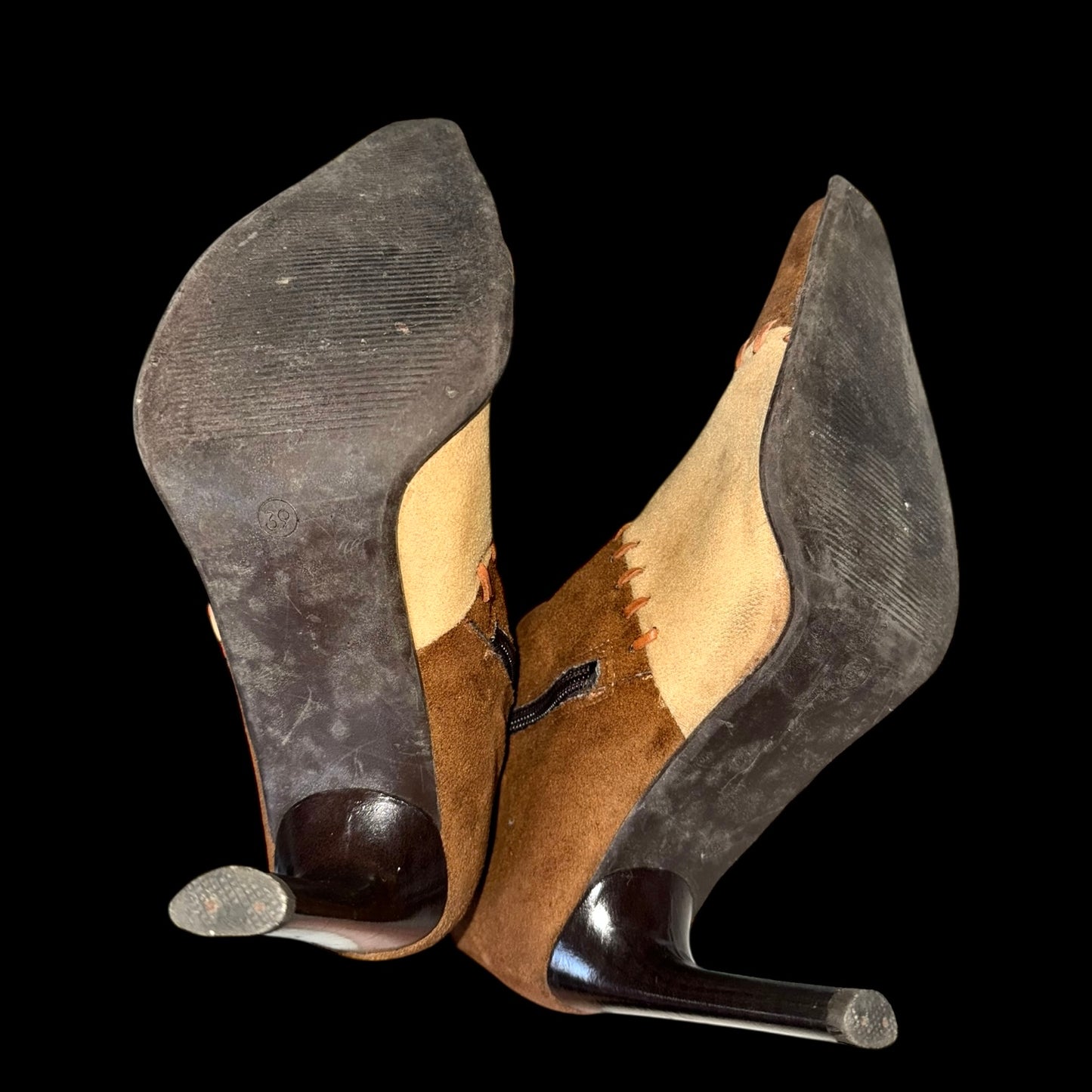 Patchwork vintage boots