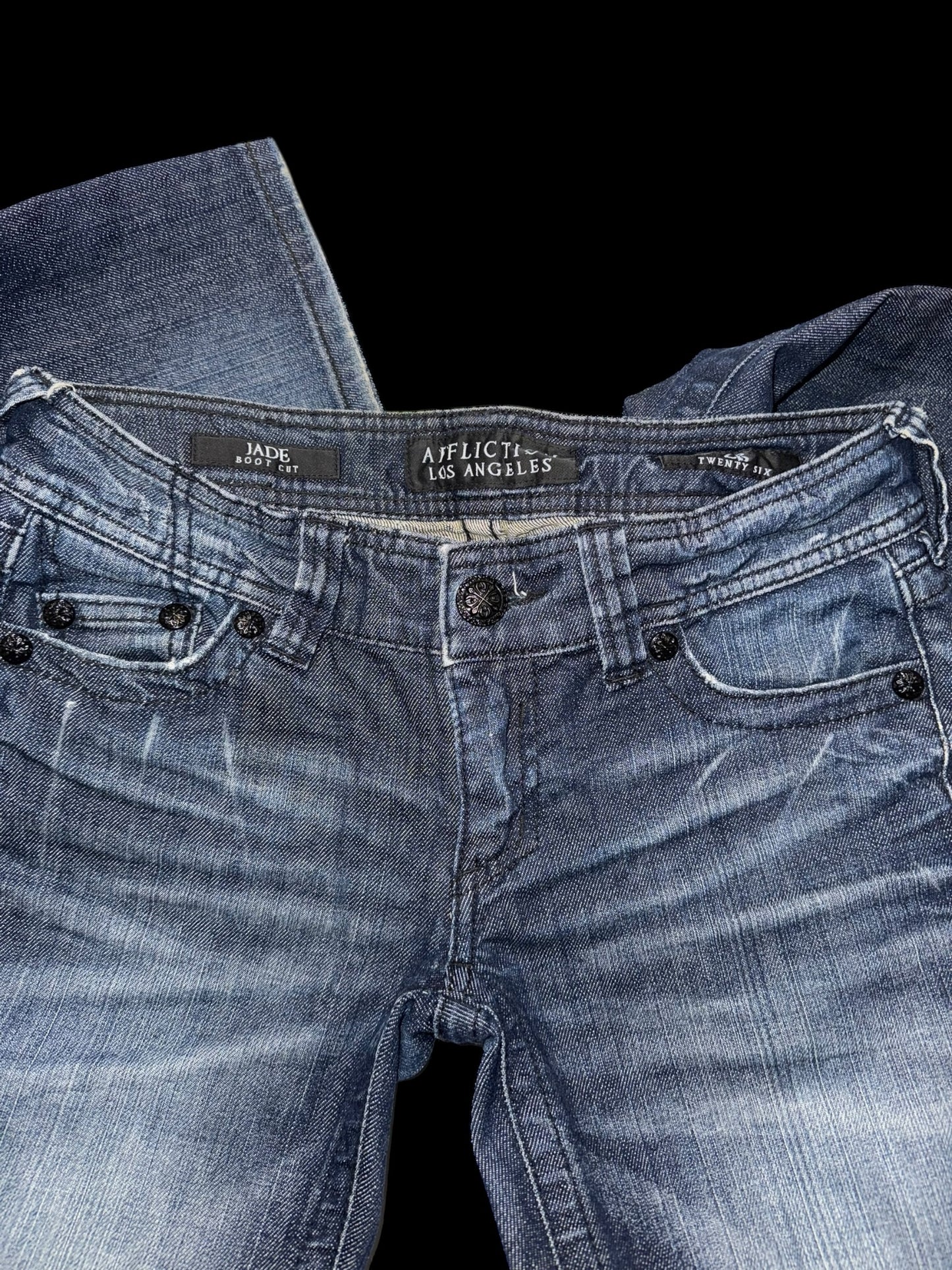 Affliction flared jeans
