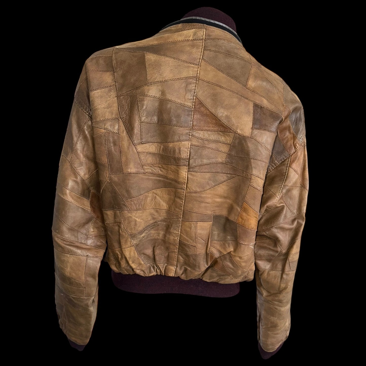 Укорочний печворк бомбер Л