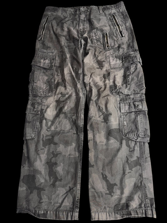 Wide Camo cargo pants