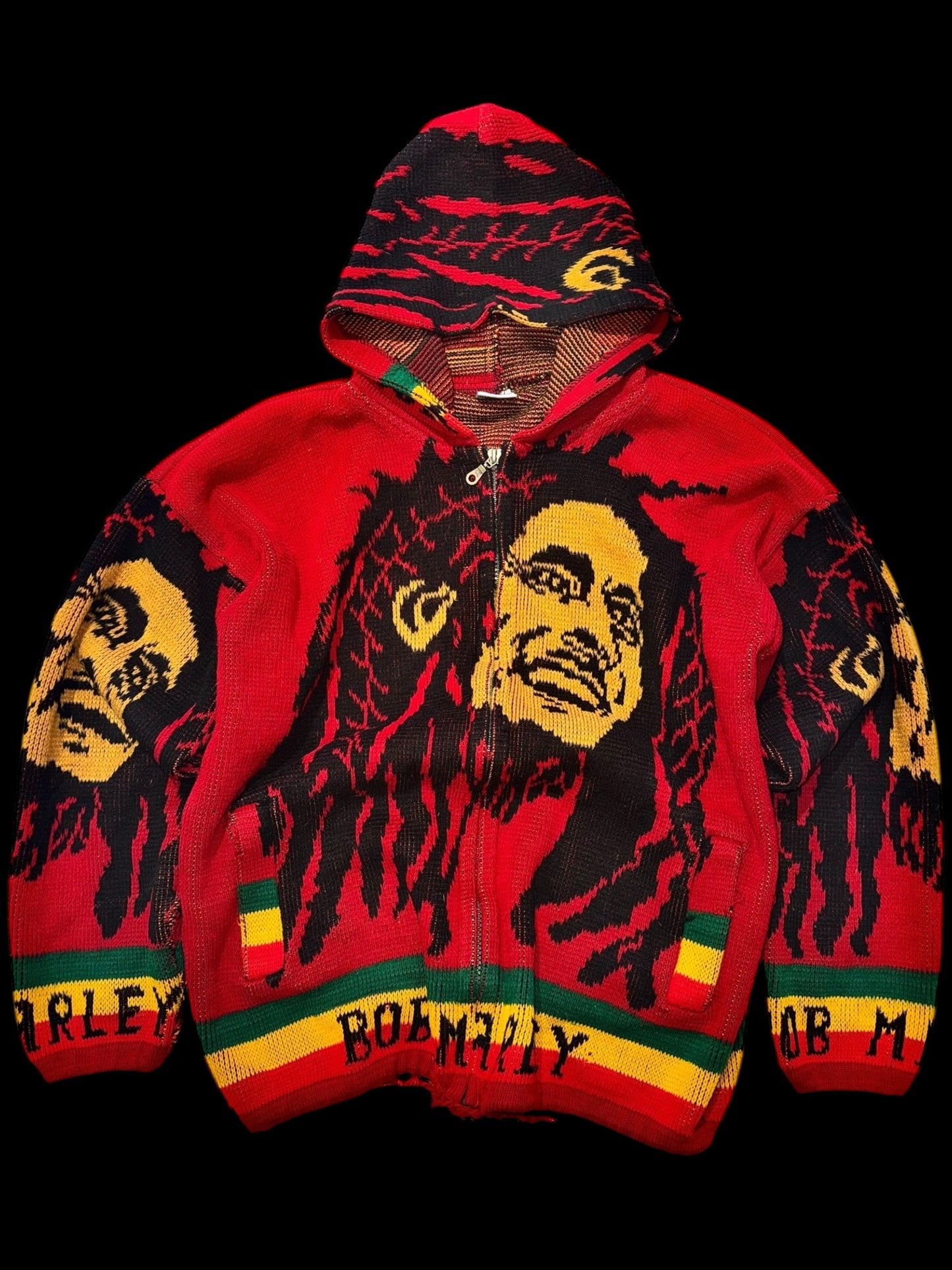 Bob Marly knit zip-hoodie