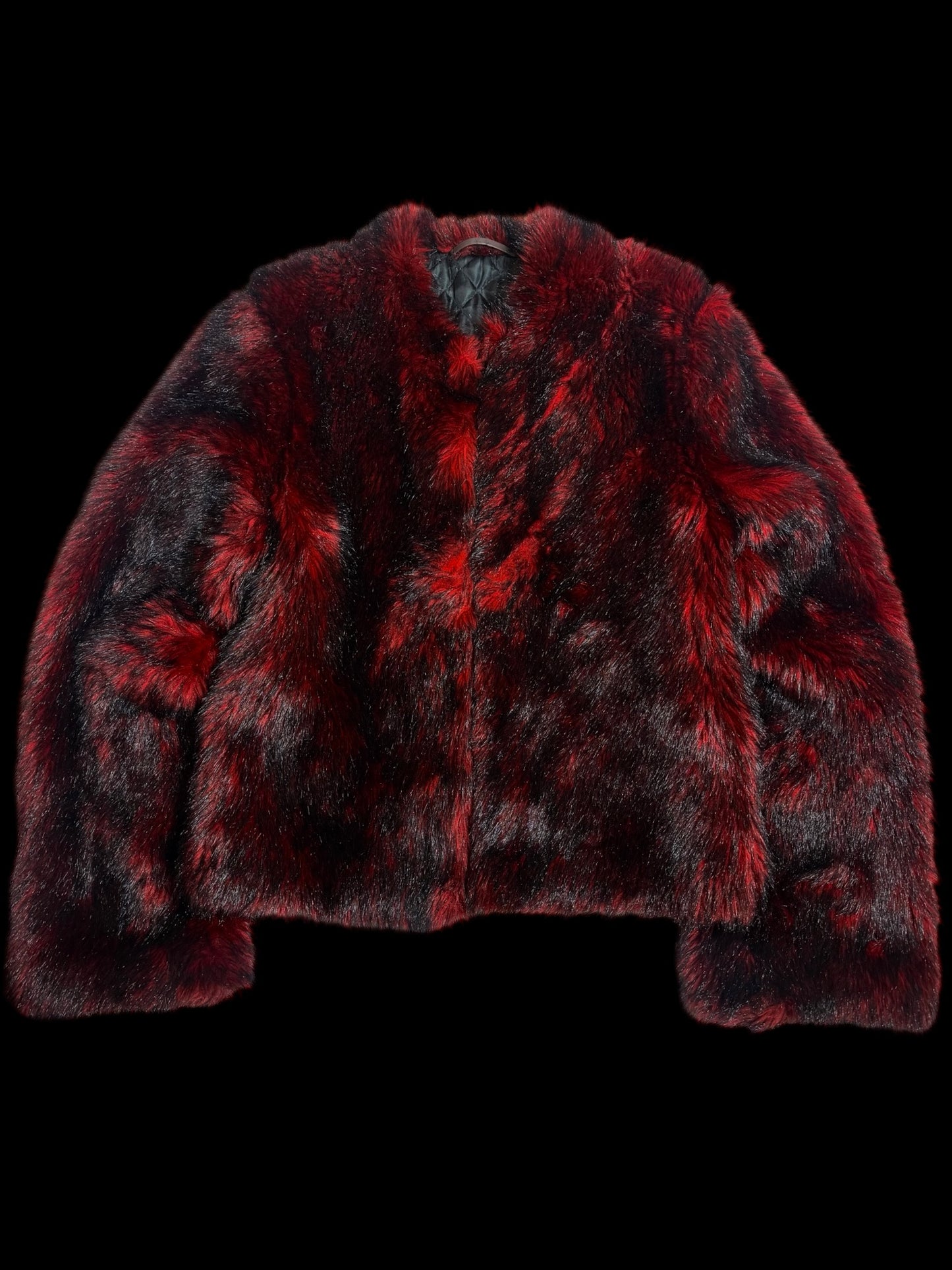 Red Faux Fur