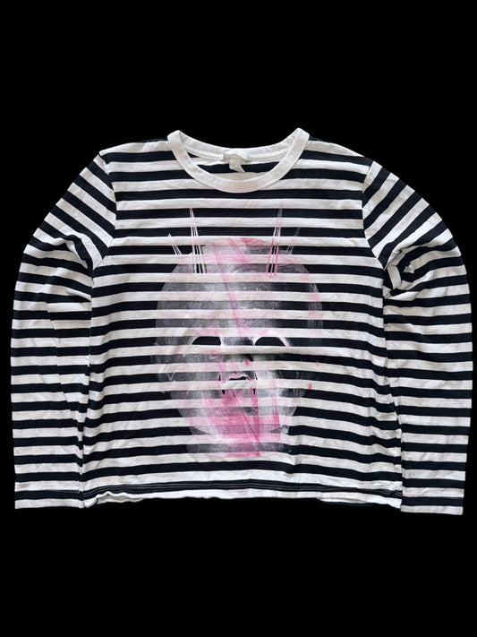 DeadHead Cropped Stripe LongSleeve