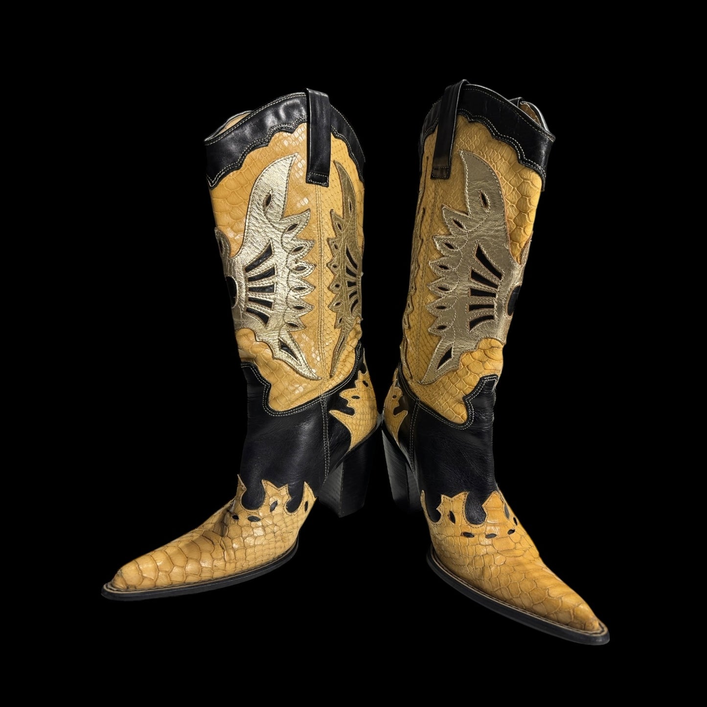 Вінтажні чоботи-козаки 36