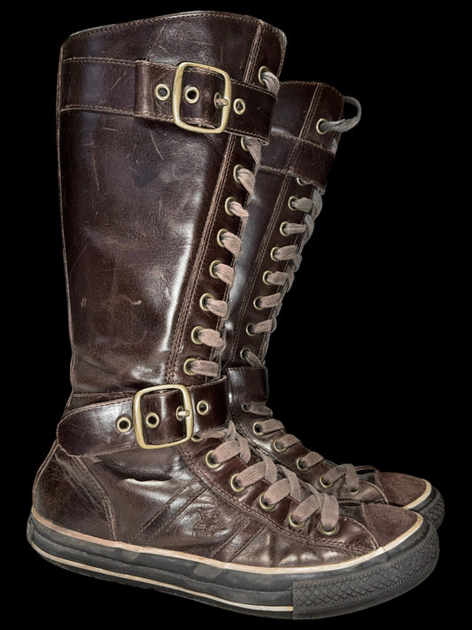 Converse Buckle Leather Shoes
