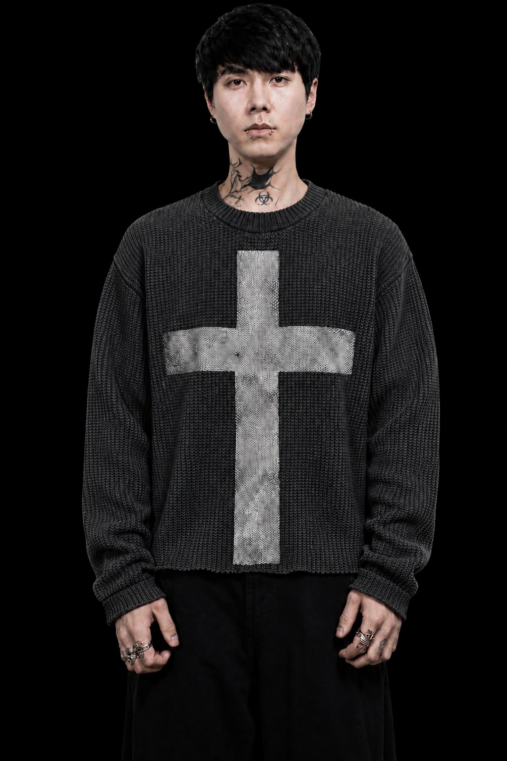 Cross Cropped Sweater