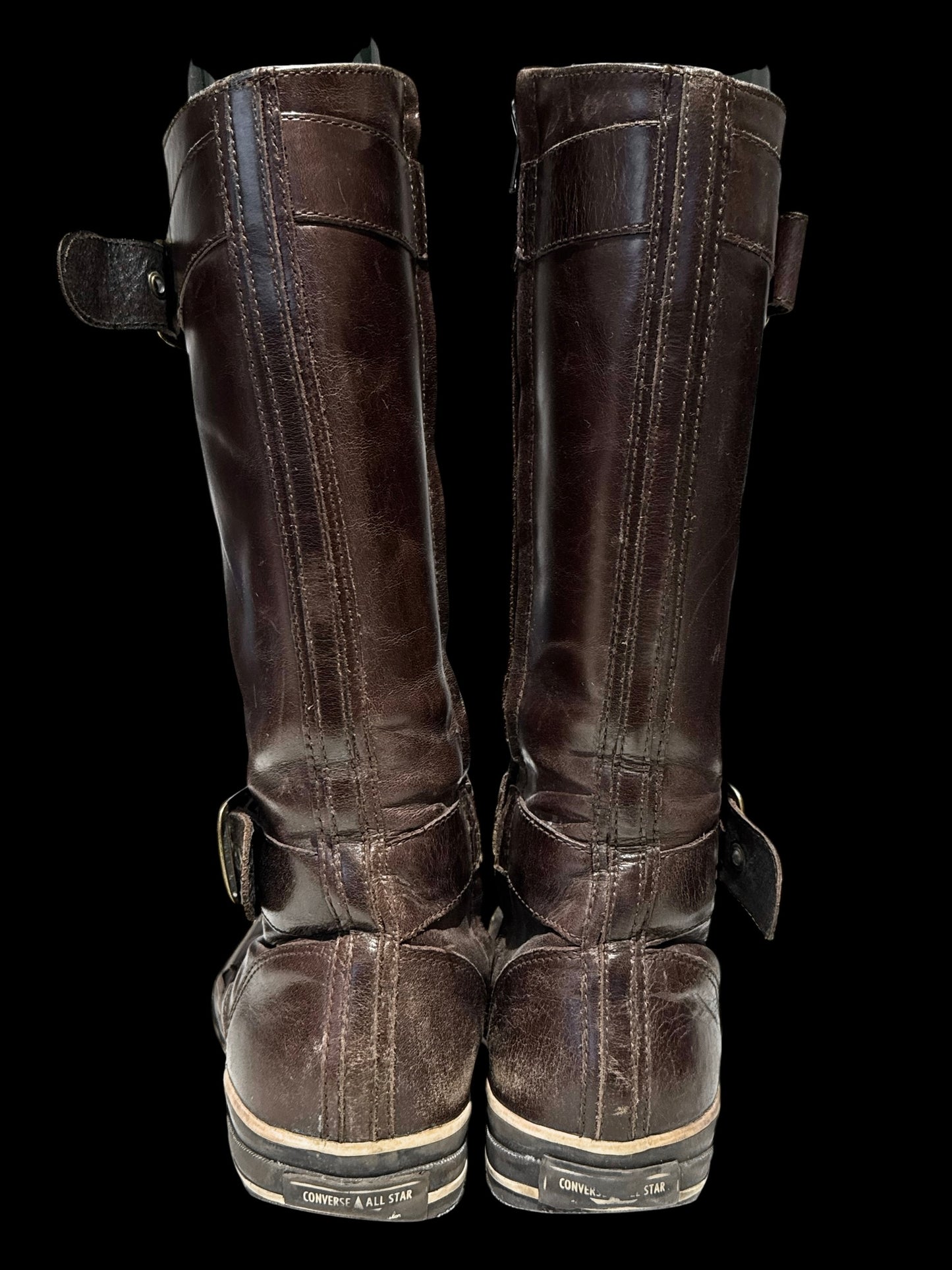 Converse Buckle Leather Shoes