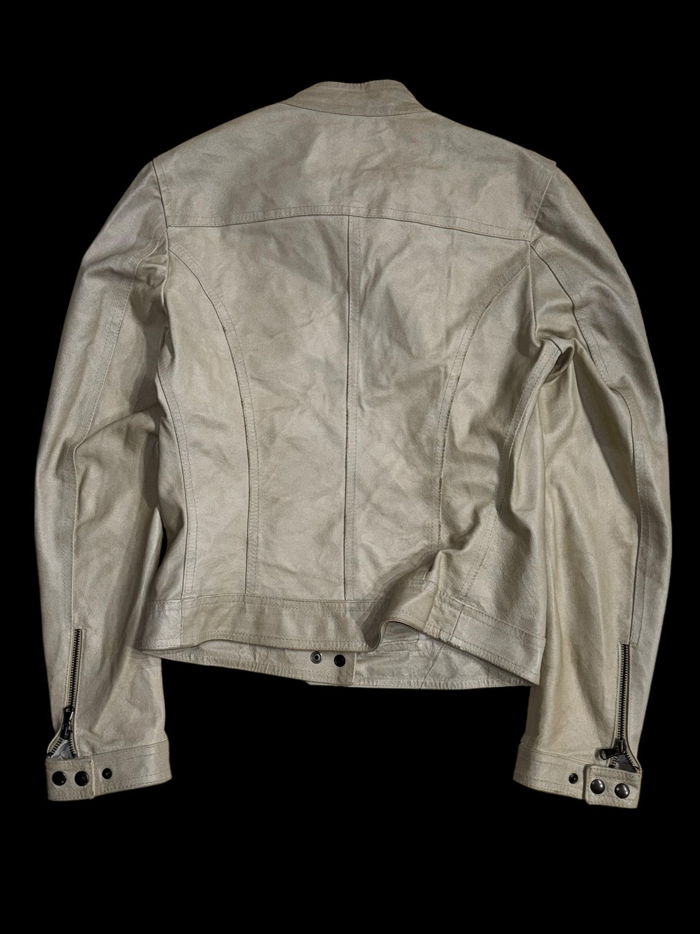 Шкіряна гоночна куртка L