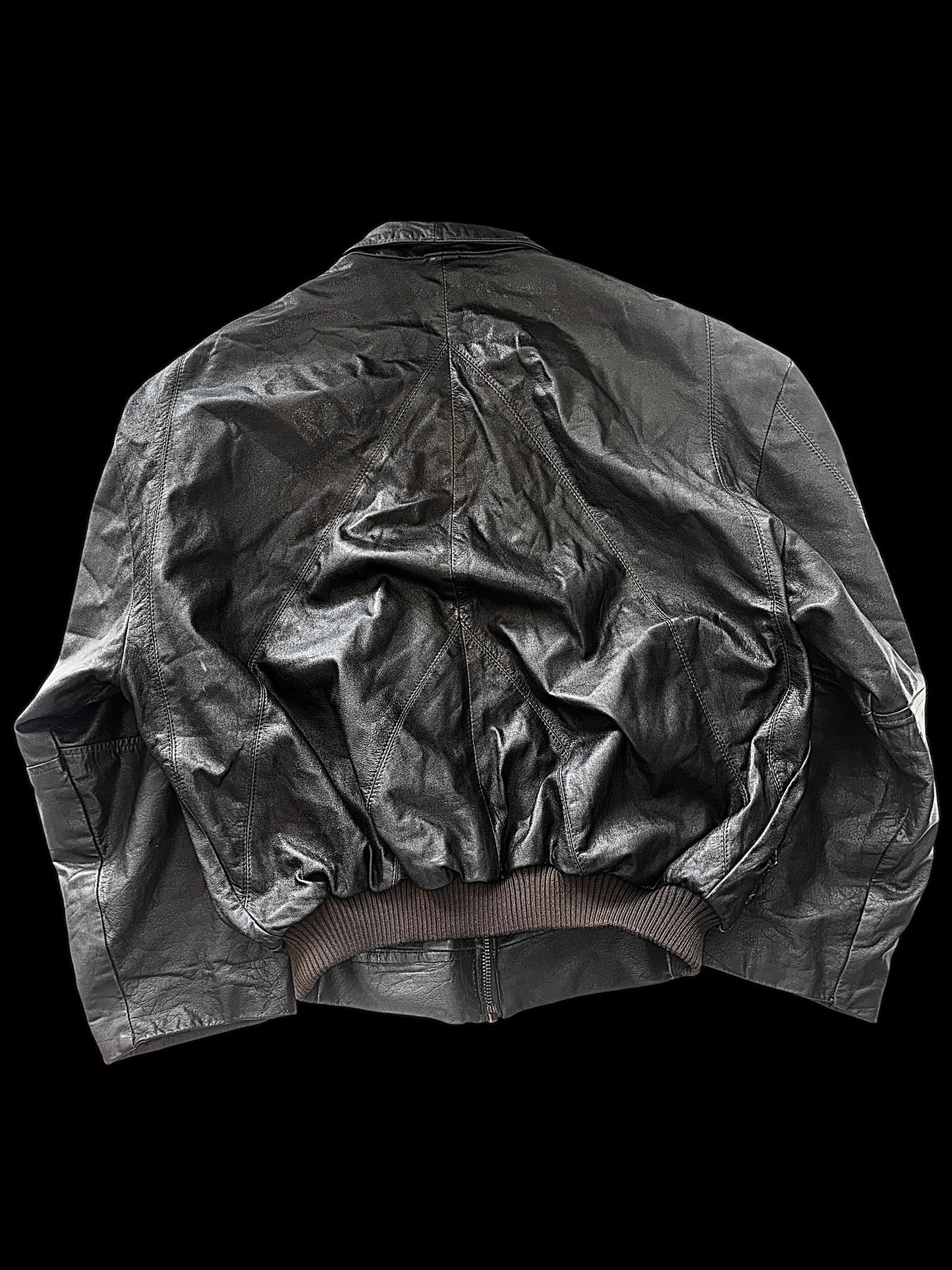 Vintage Leather Bomber