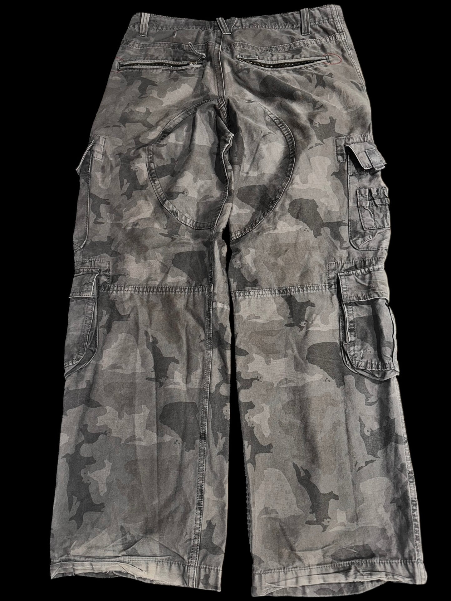 Wide Camo cargo pants