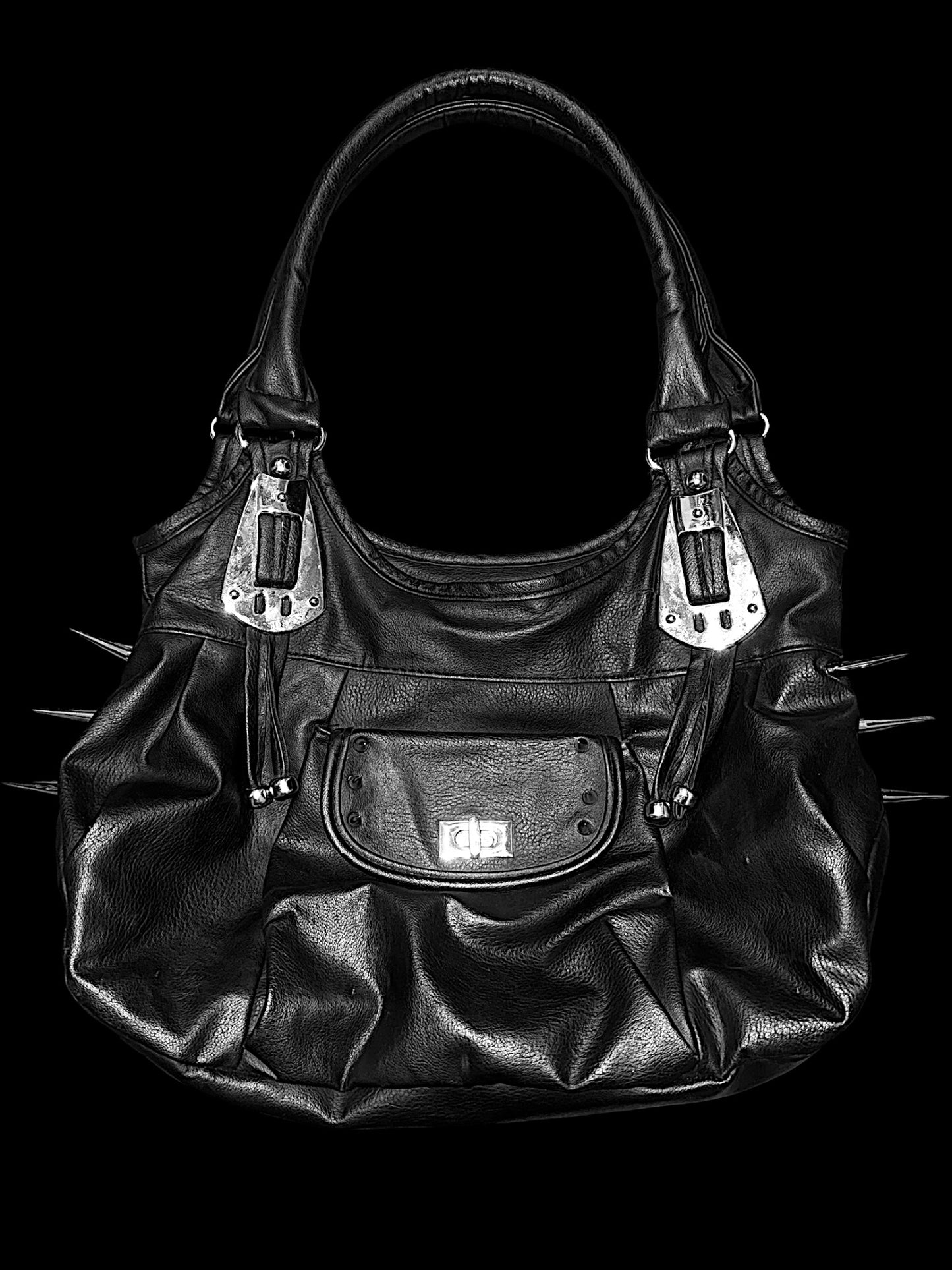 Spikes Black Bag