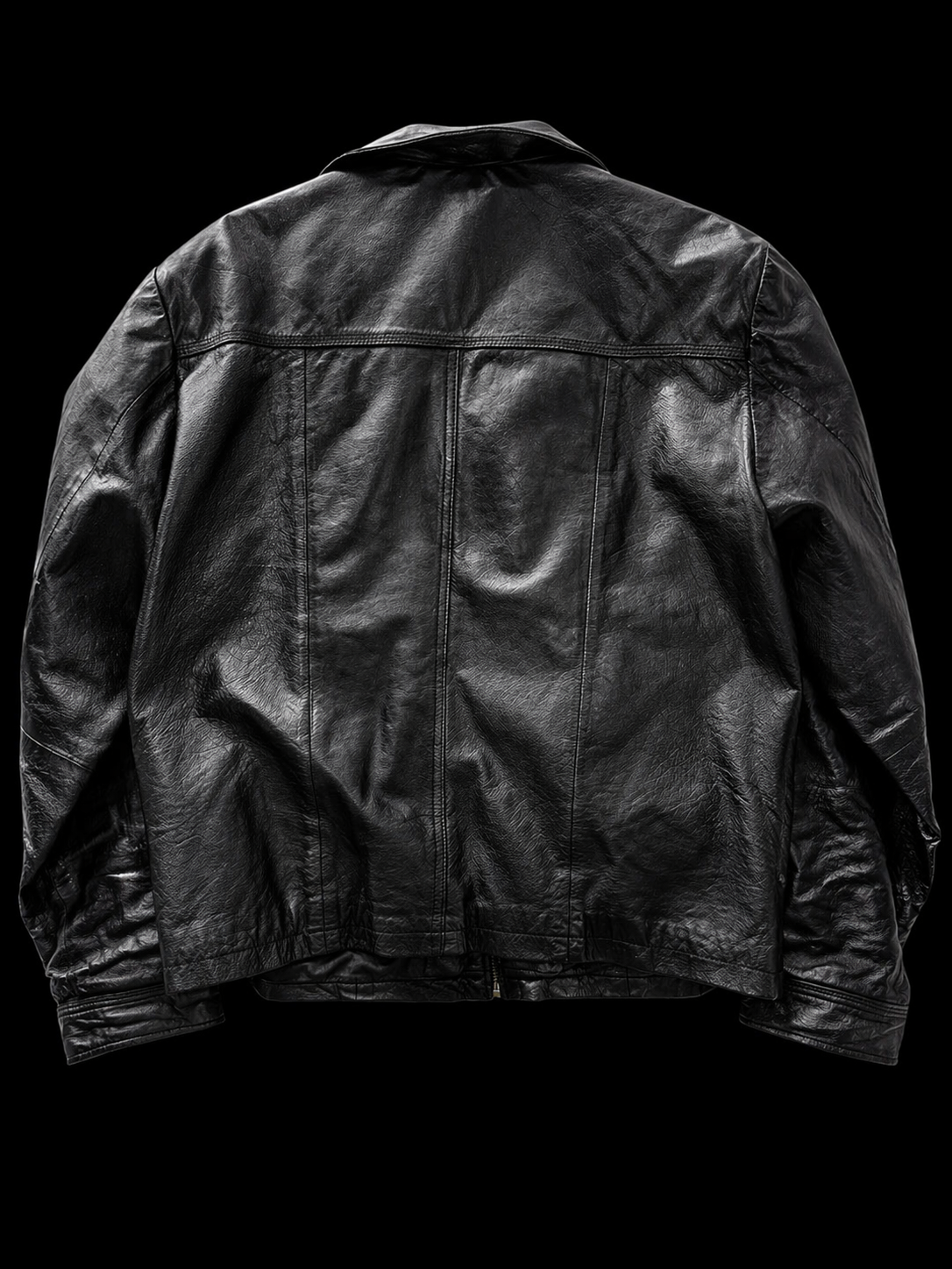 “Smog” Studded Vintage Leather Jacket