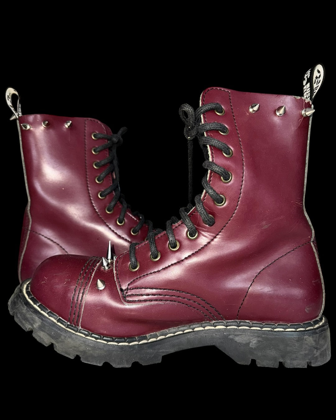 Busta Grip Steel Toe + Spikes Boots