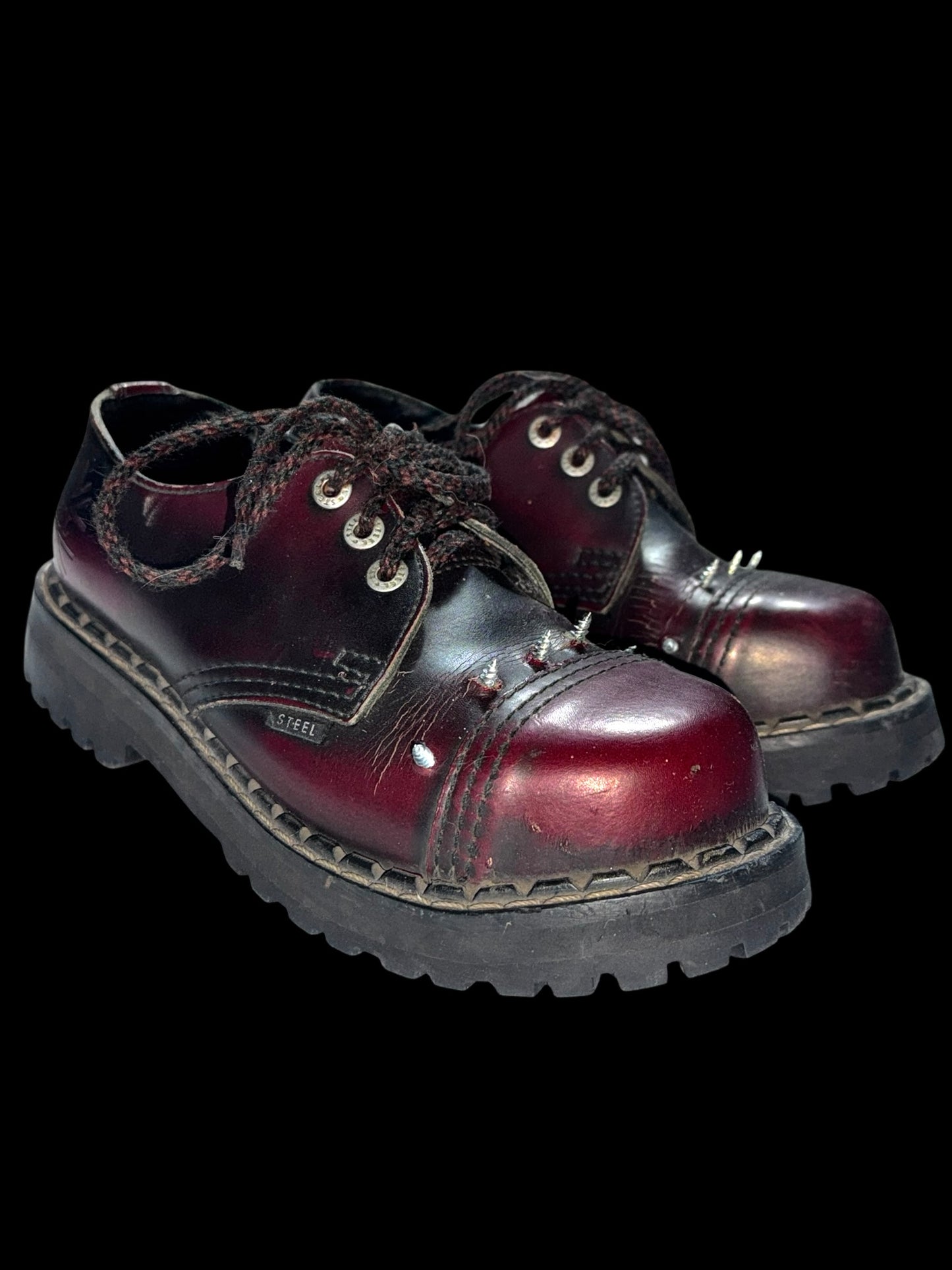 “Steel” Punk Steel Toe Shoes
