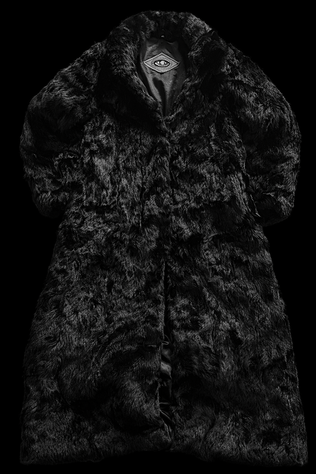 Vinatage Black Fur Coat